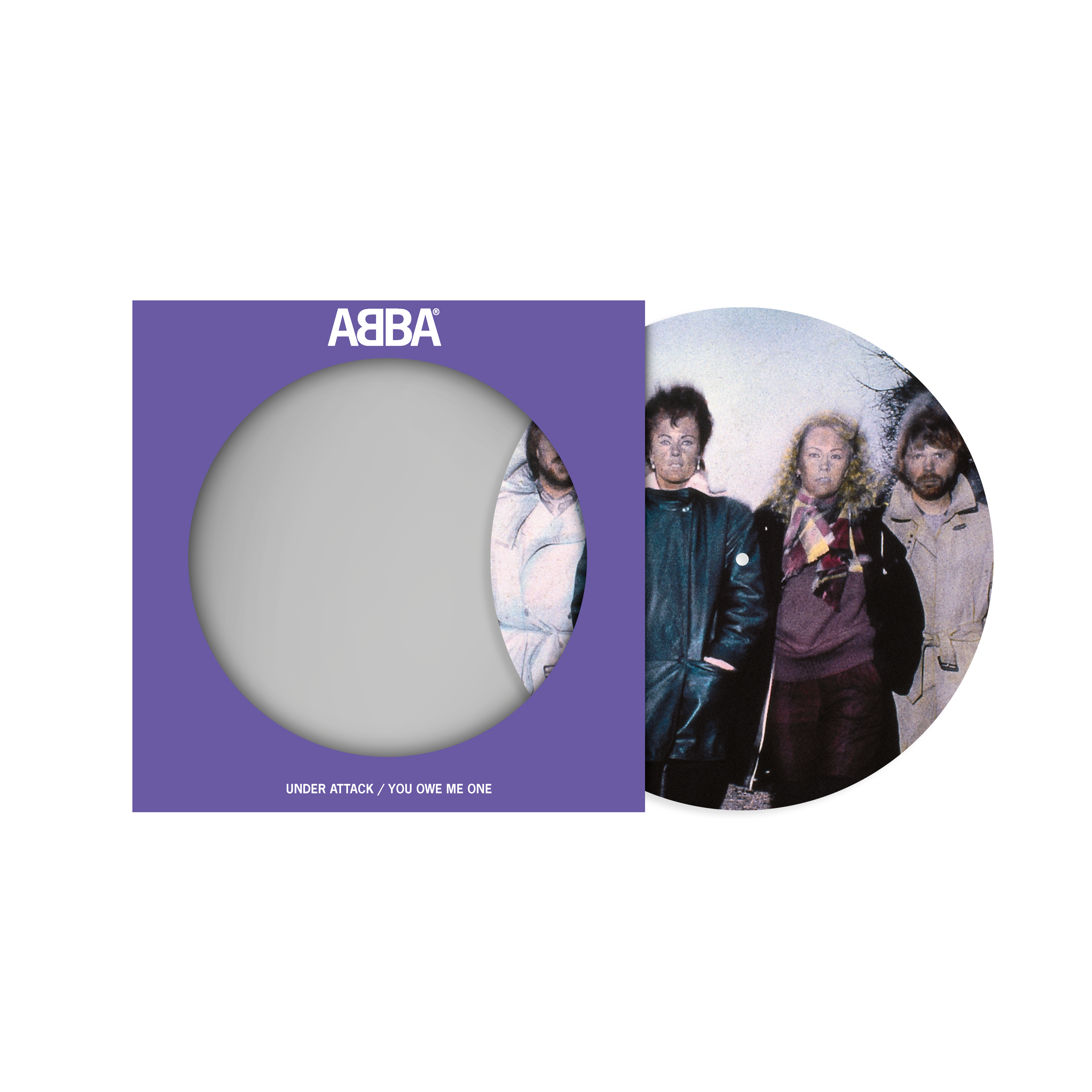 ABBA - Under Attack: Picture Disc Vinyl 7" Single