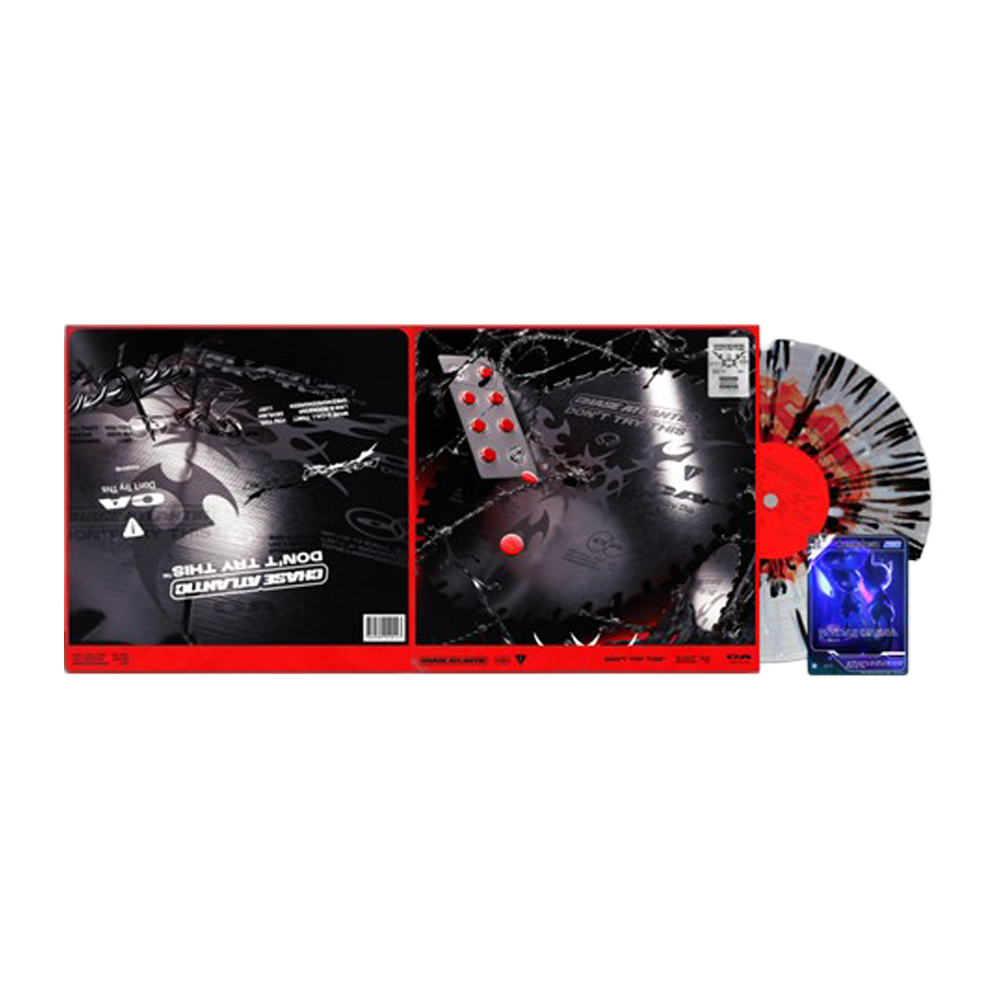 DON'T TRY THIS: Red & Black Clear Vinyl LP & Exclusive Signed Print
