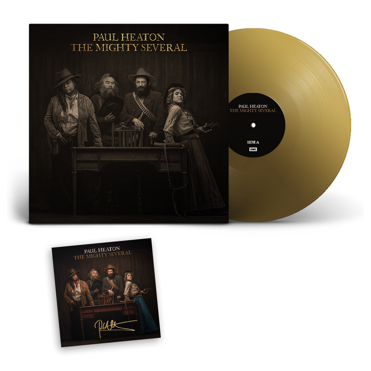 The Mighty Several Exclusive Gatefold Gold Vinyl & Signed Art