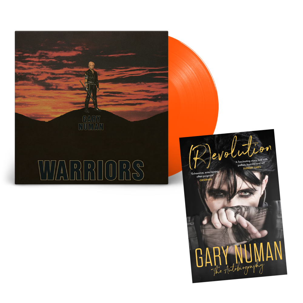 Warriors: Limited Edition Orange Vinyl LP & (R)evolution Signed Paperback Book Bundle