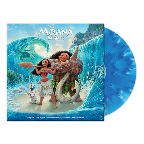 Various Artists - Moana - The Songs: Limited Wave Break Blue Vinyl LP