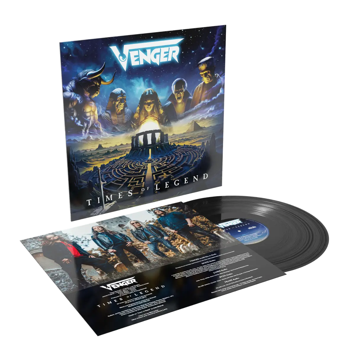 Venger - Times of Legend: Black Vinyl LP