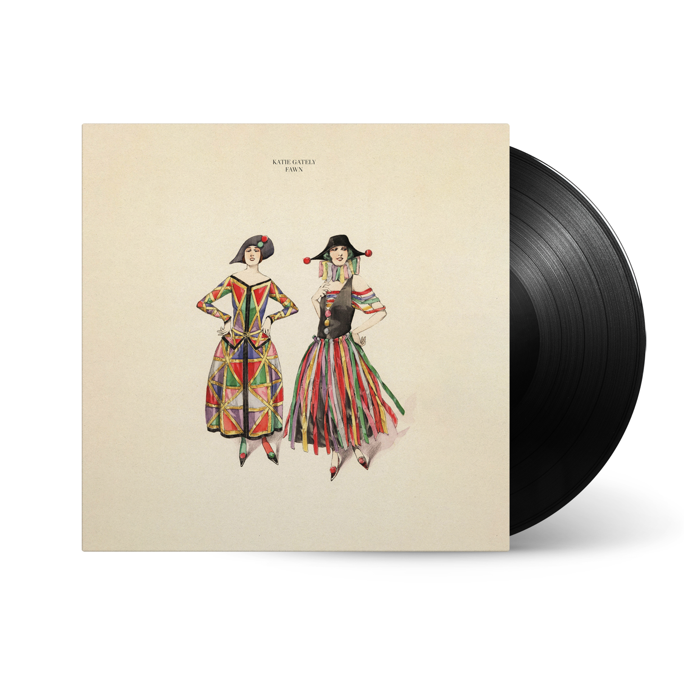 Katie Gately - Fawn / Brute: Black Vinyl LP