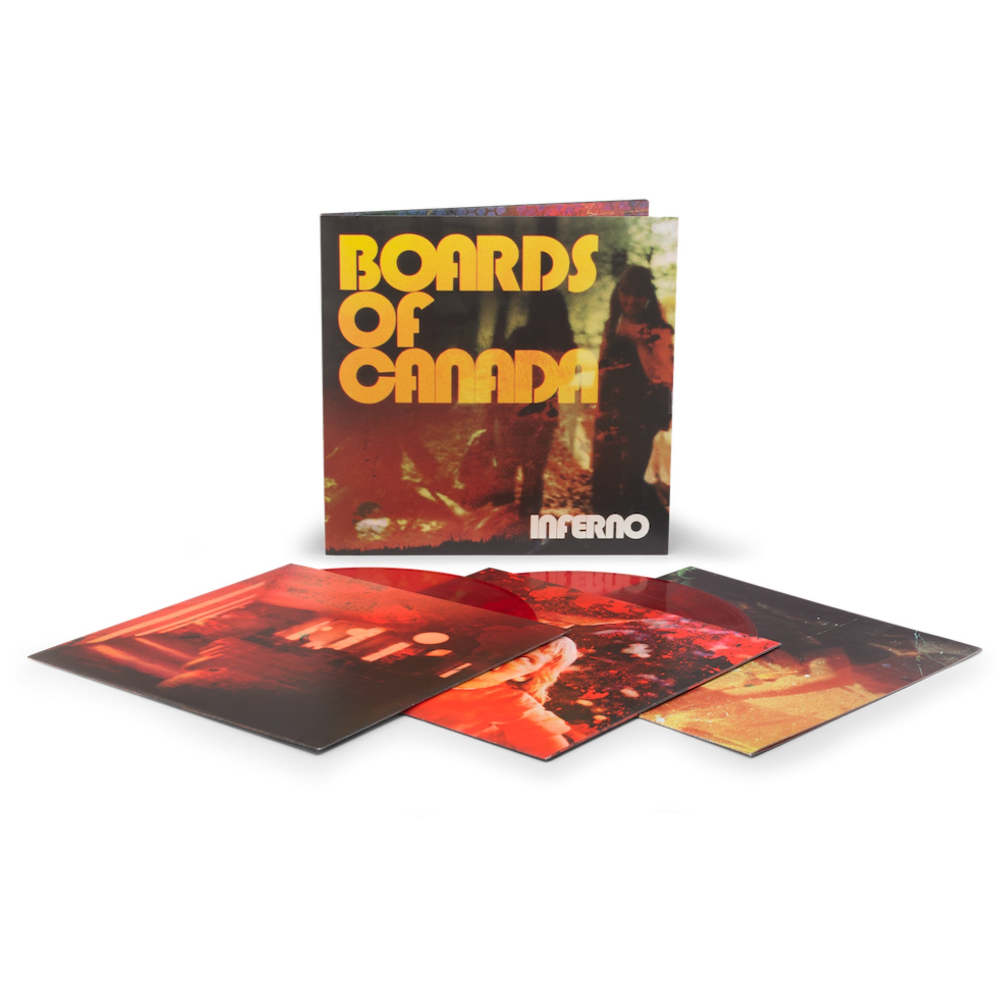 Boards of Canada - Inferno: Transparent Red Vinyl 2LP