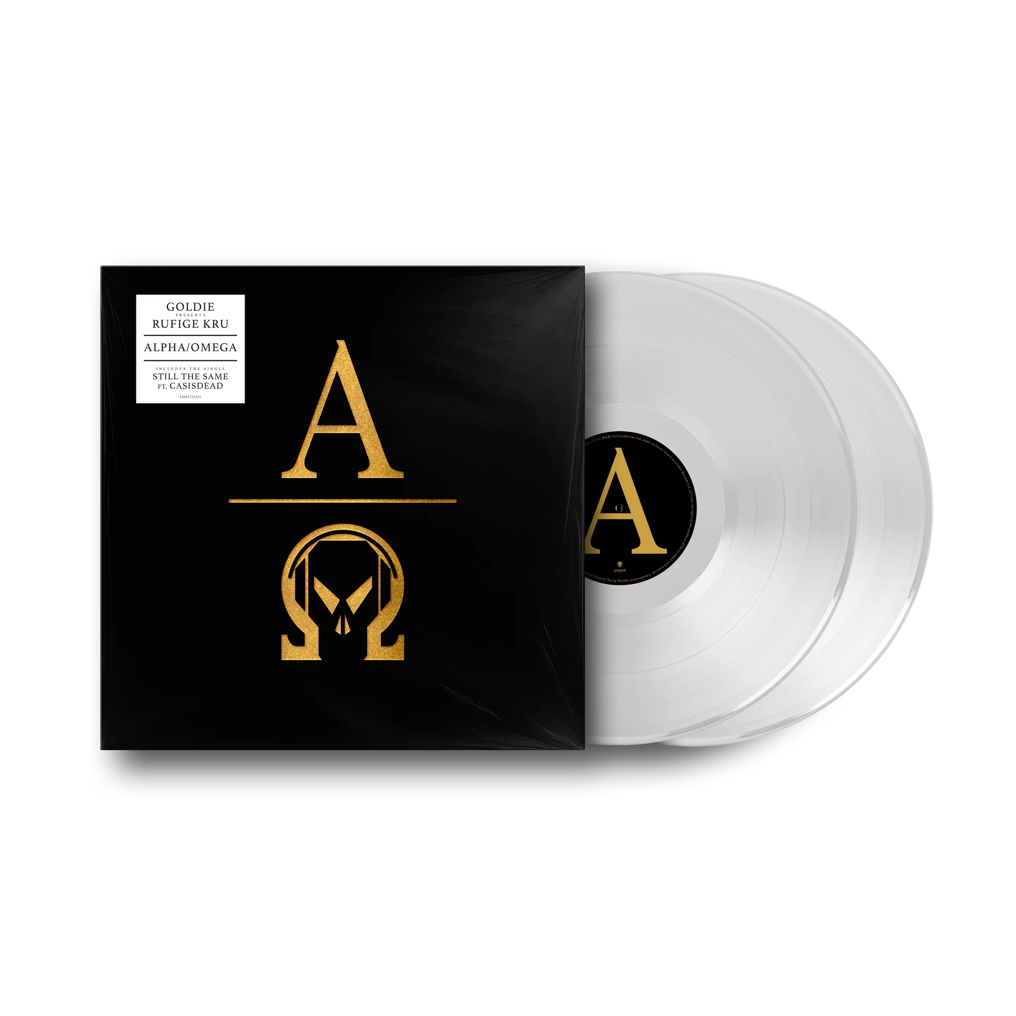 Alpha Omega: White Vinyl 2LP & Exclusive Print Signed By Goldie