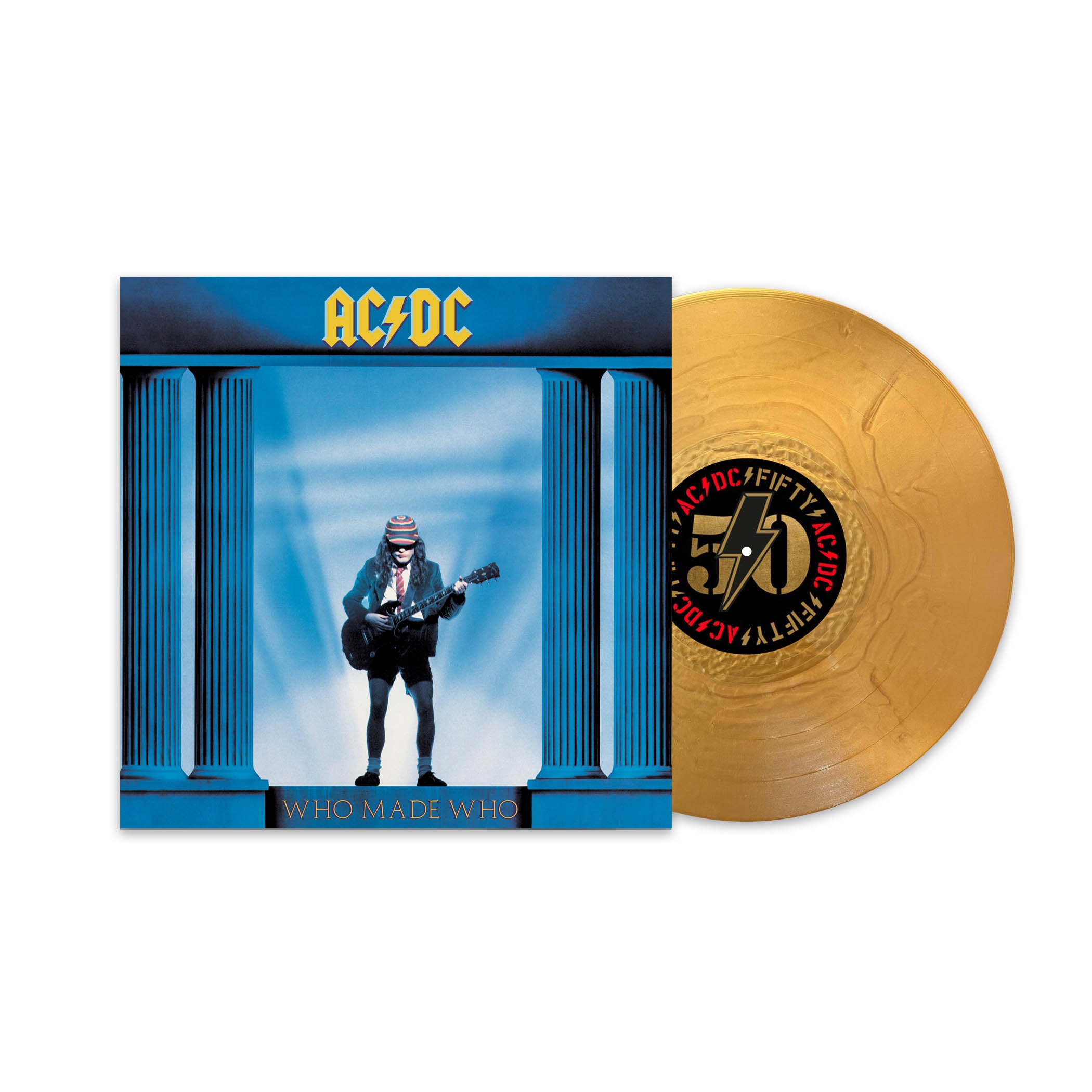 AC/DC - Who Made Who (50th Anniversary): Gold Vinyl LP - Sound of Vinyl
