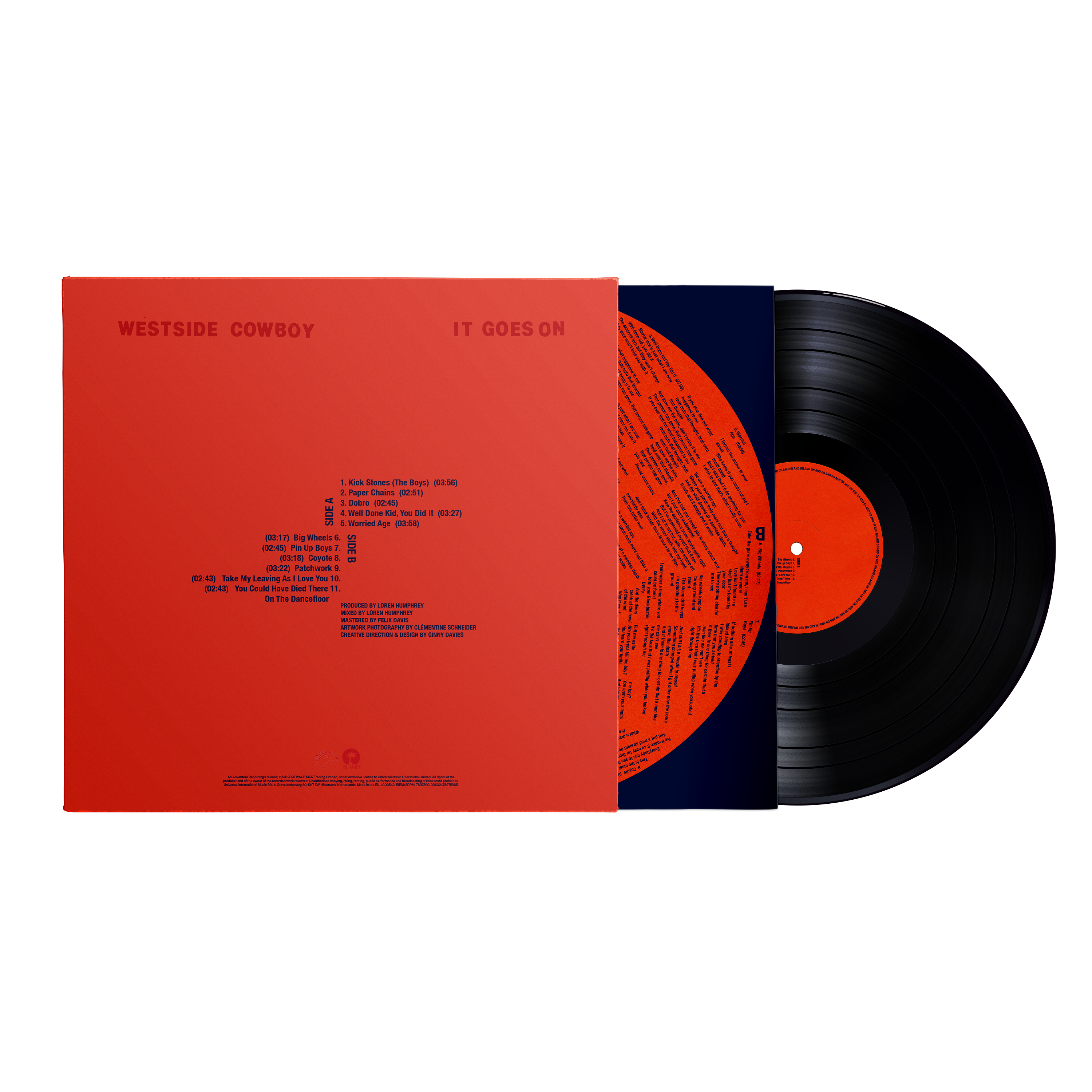 Westside Cowboy - It Goes On - Standard Vinyl