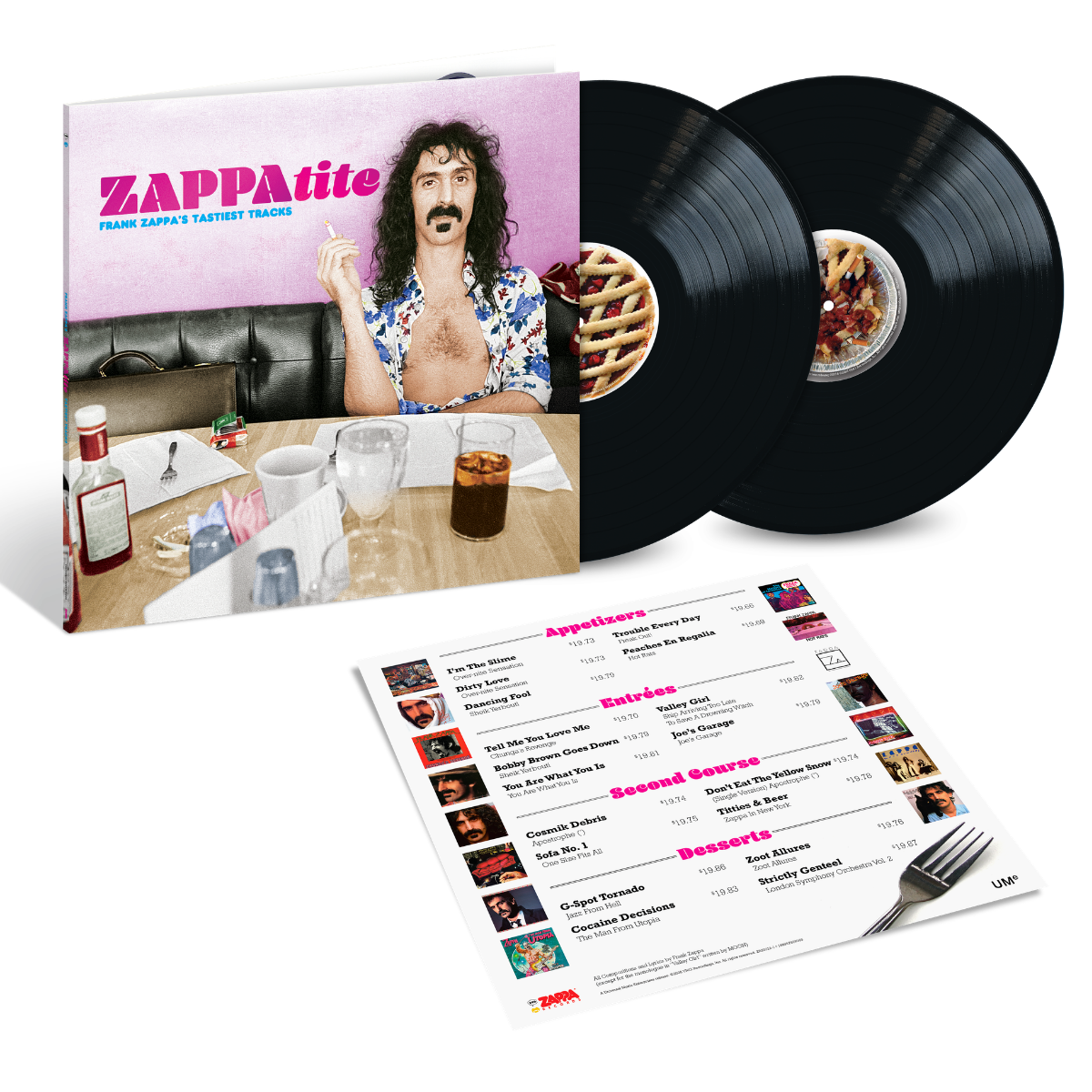 Frank Zappa - ZAPPAtite: Frank Zappa’s Tastiest Tracks: Vinyl 2LP