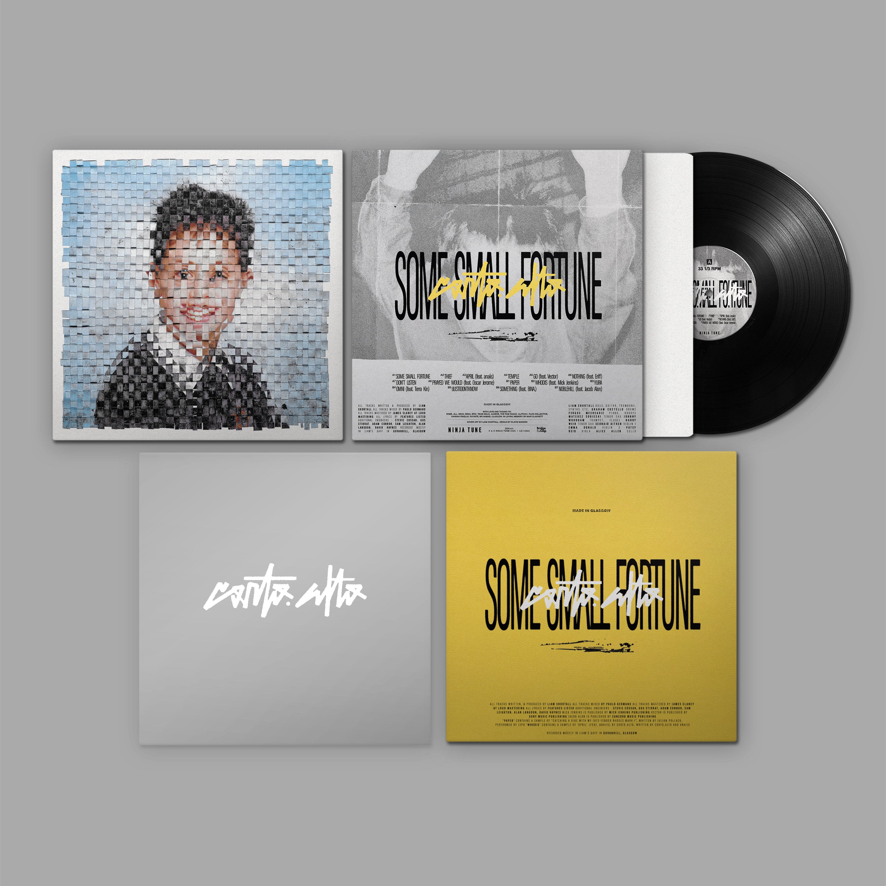corto.alto  - SOME SMALL FORTUNE: Black Vinyl LP