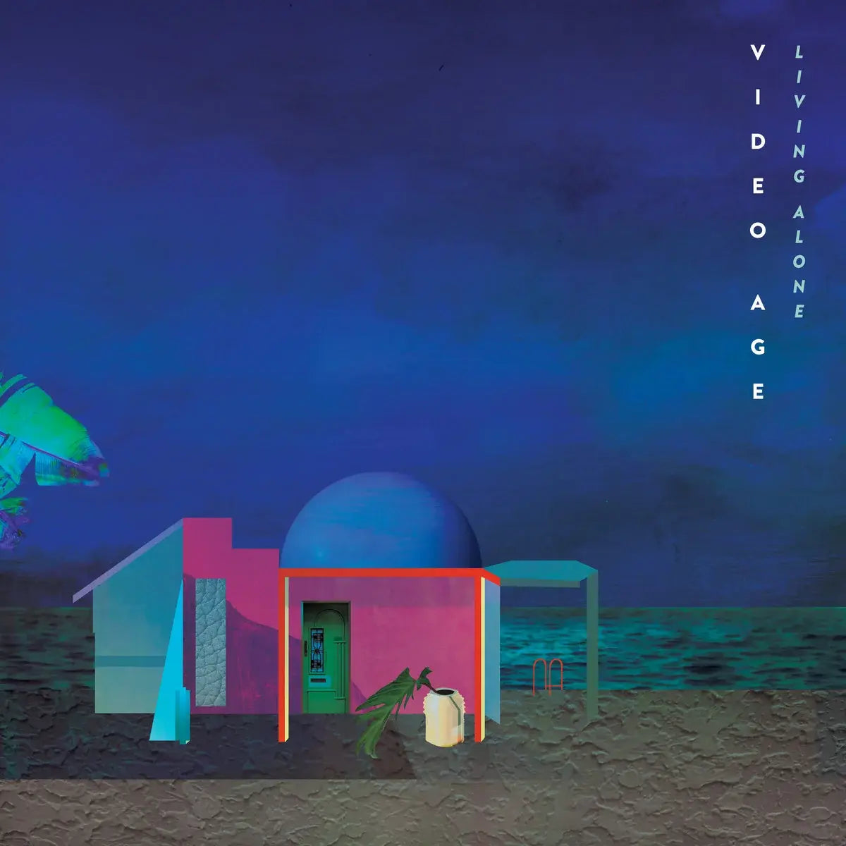Video Age - Living Alone: Adobe Red Vinyl LP