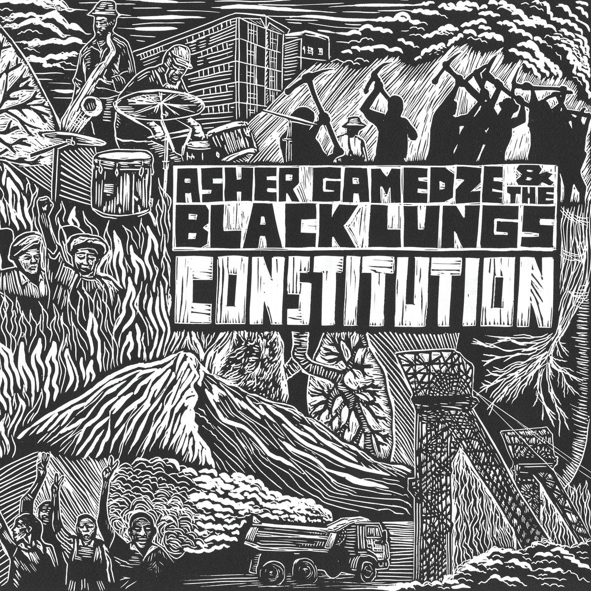 Asher Gamedze & The Black Lungs - Constitution: Vinyl LP