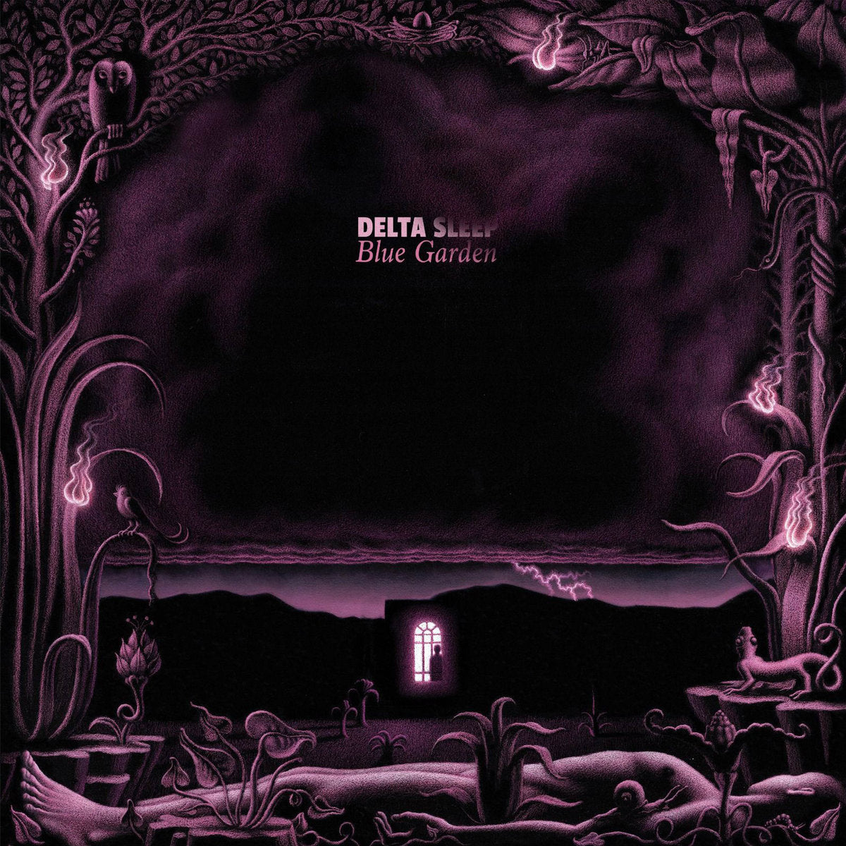 Delta Sleep - Blue Garden: Purple & Grey Splatter Vinyl LP