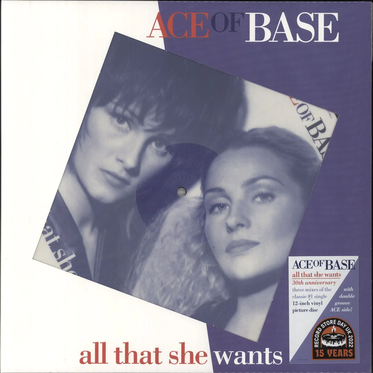 Ace of Base - All That She Wants (30th Anniversary): Picture Disc Vinyl 12" Single