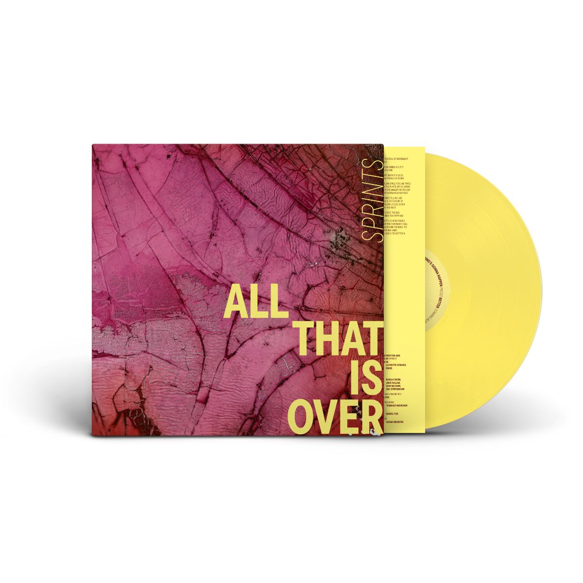 Sprints - All That Is Over: Yellow Vinyl LP