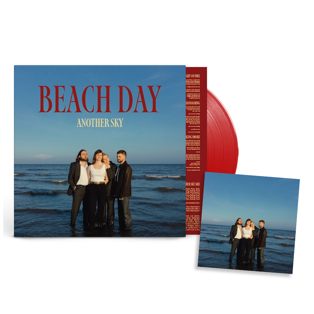 Beach Day: Red Vinyl LP + Signed Art Card