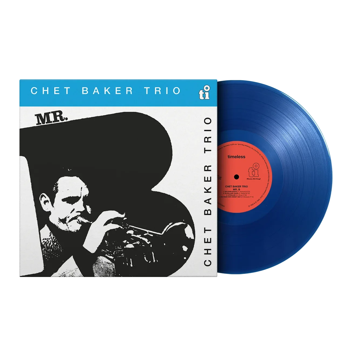 Chet Baker Trio - Mr.B: Limited Transparent Blue Vinyl LP