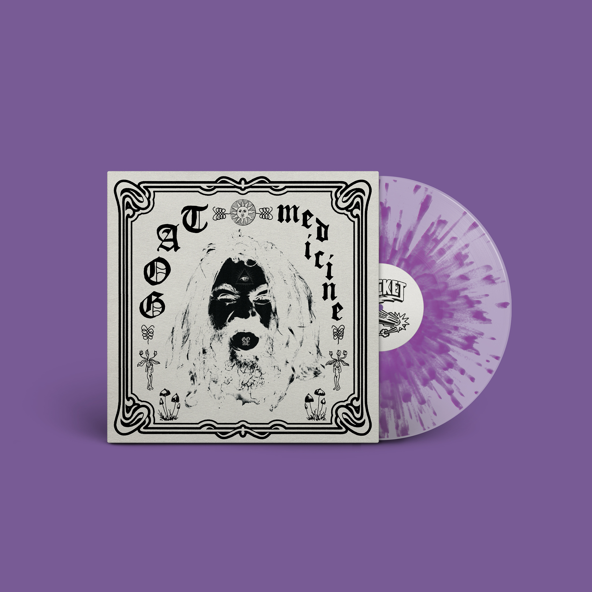 Goat - Medicine: Limited Purple + Frosted Clear Splatter Vinyl LP