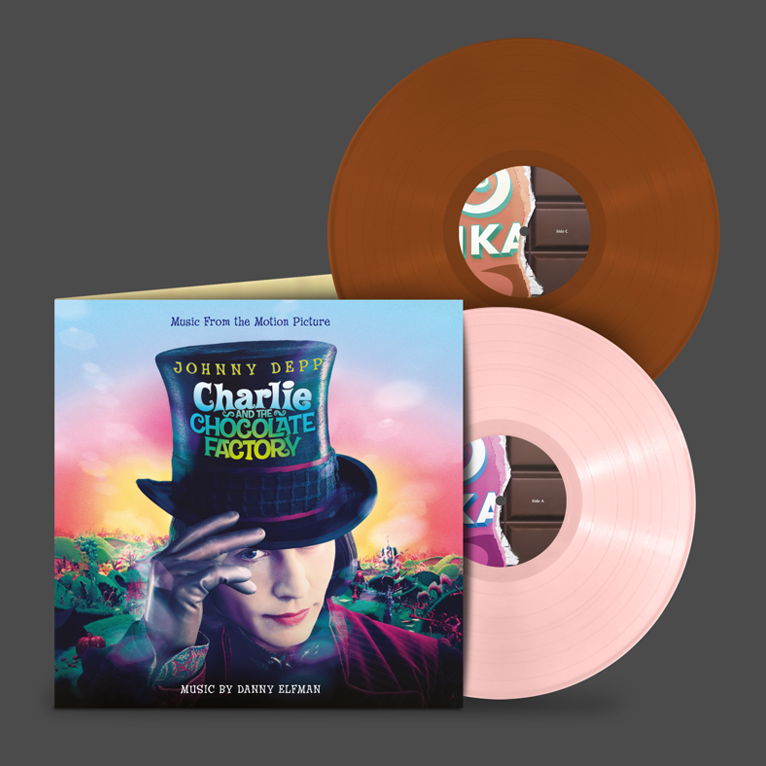 Danny Elfman - Charlie and The Chocolate Factory: Limited 'Marshmellow' Pink & 'Chocolate' Brown Vinyl 2LP