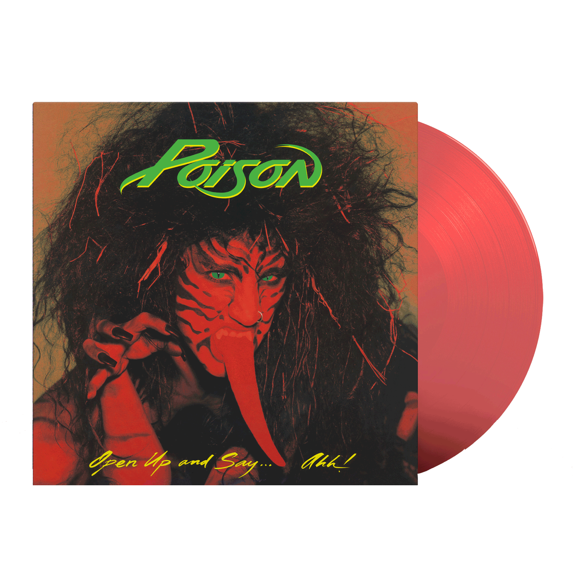 Poison - Open Up And Say . . . Ahh! Limited Red Vinyl LP