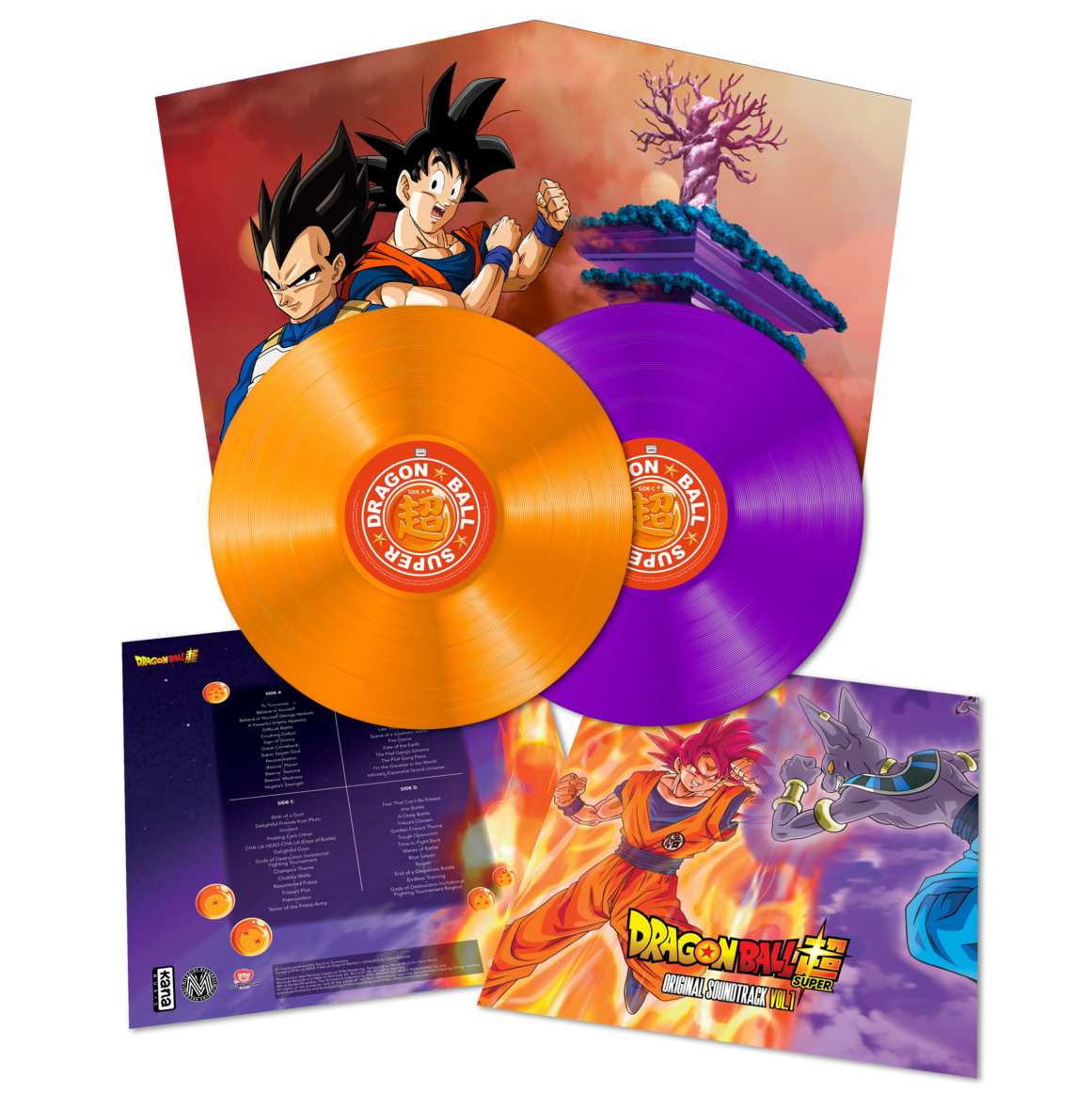 Norihito Sumitomo, Chiho Kiyooka -  Dragon Ball Super - Original Soundtrack (Volume 1): Orange & Purple Vinyl 2LP