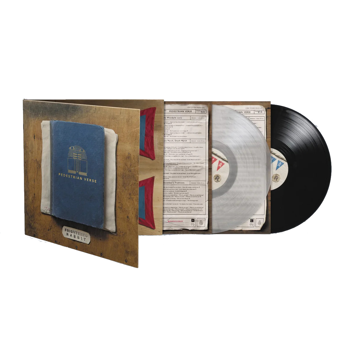 Frightened Rabbit - Pedestrian Verse (10th Anniversary Edition): Limited Split Clear & Black Vinyl 2LP