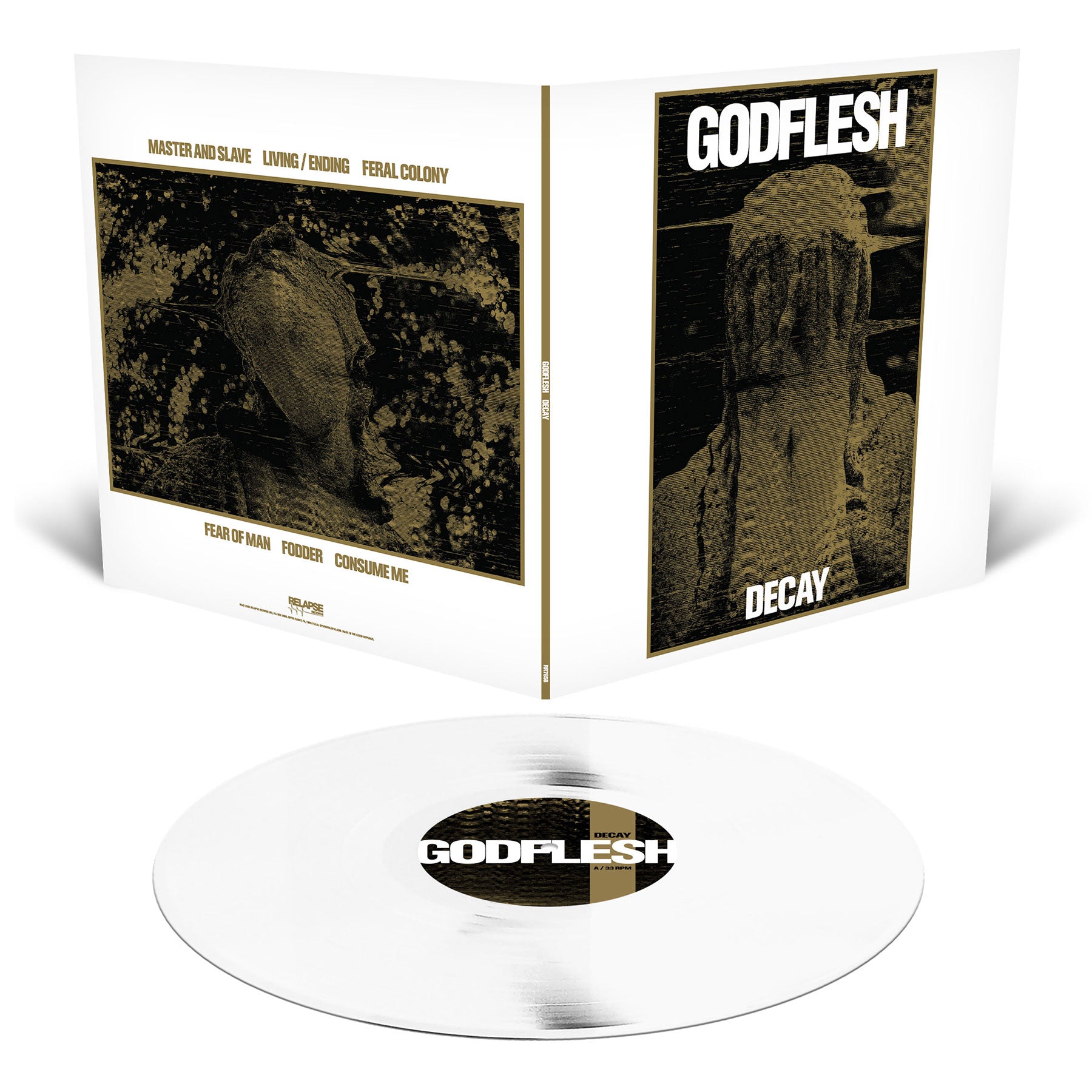 Godflesh - Decay: White Vinyl LP