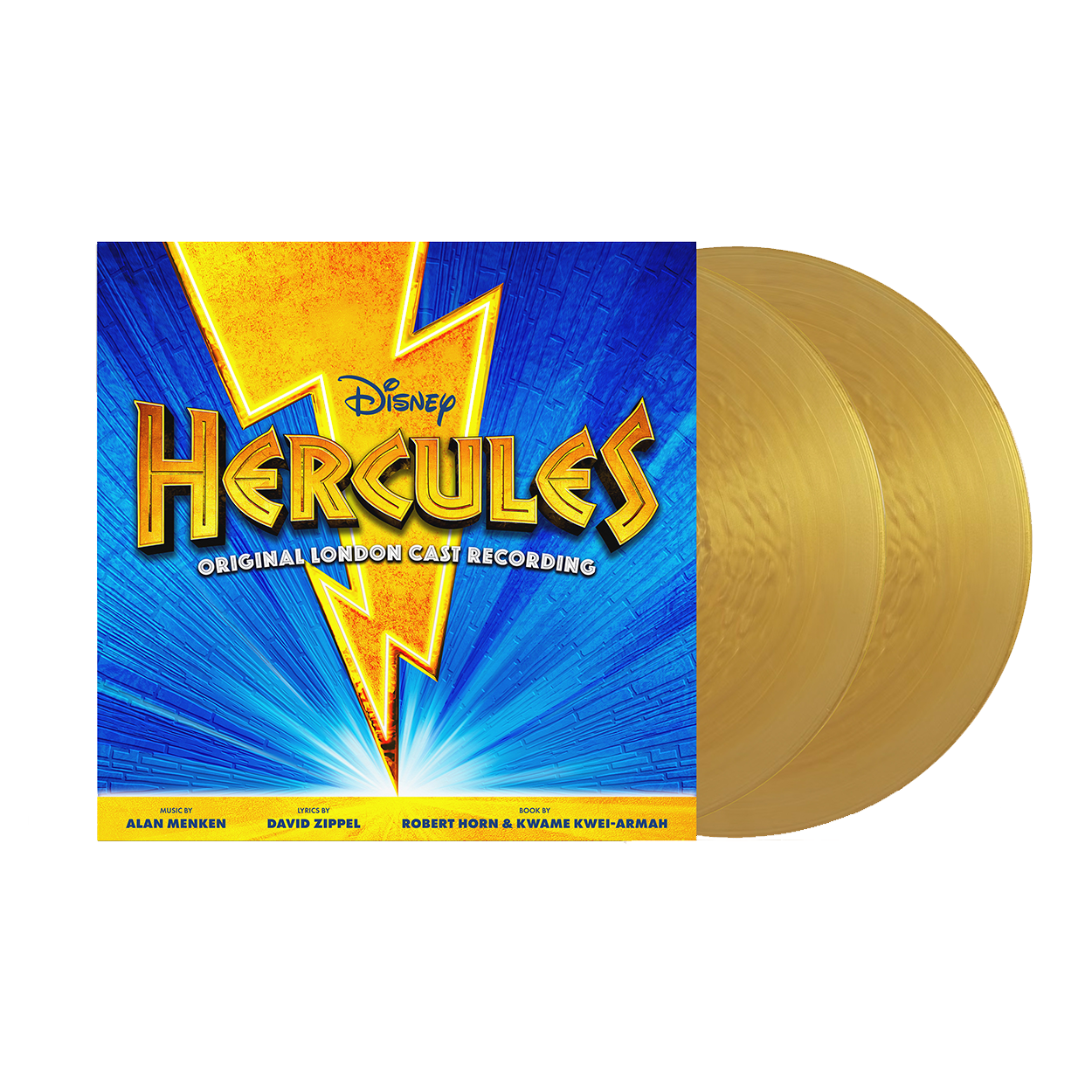 Alan Menken, David Zippel, Hercules Original London Cast - Hercules (Original London Cast Recording): Gold Vinyl 2LP