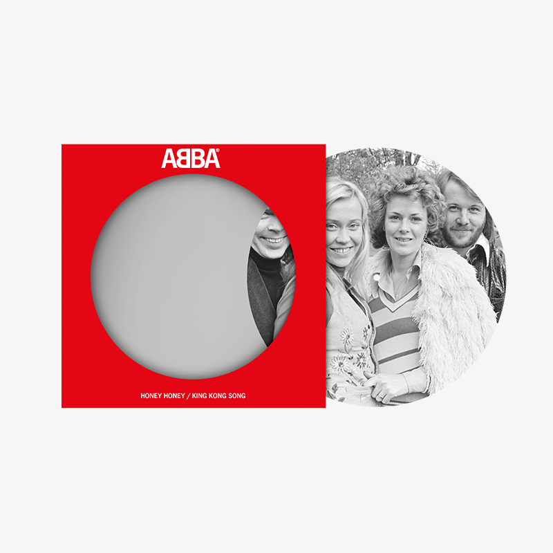 ABBA - Honey, Honey (English) / King Kong Song: Picture Disc Vinyl 7" Single