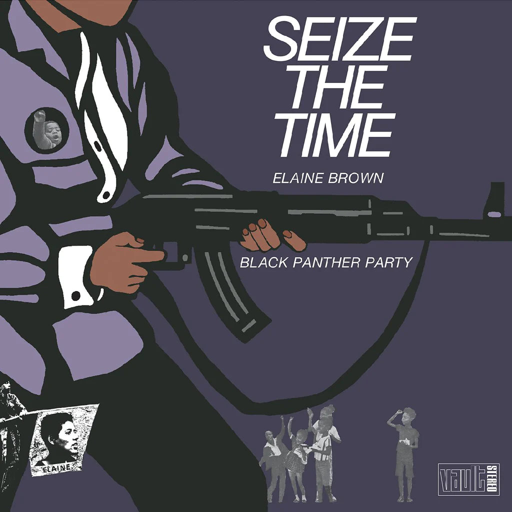 Elaine Brown, Black Panther Party - Seize the Time: Limited Deep Purple Vinyl LP