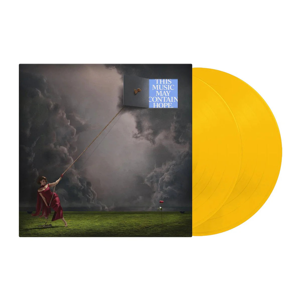 RAYE - THIS MUSIC MAY CONTAIN HOPE. Yellow Vinyl 2LP
