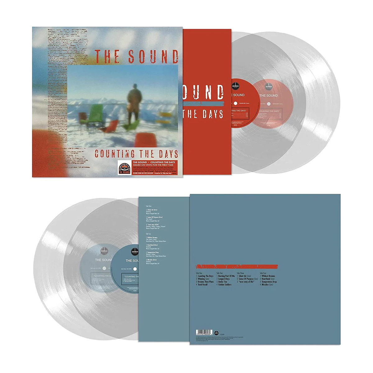The Sound - Counting The Days: Clear Vinyl 2LP