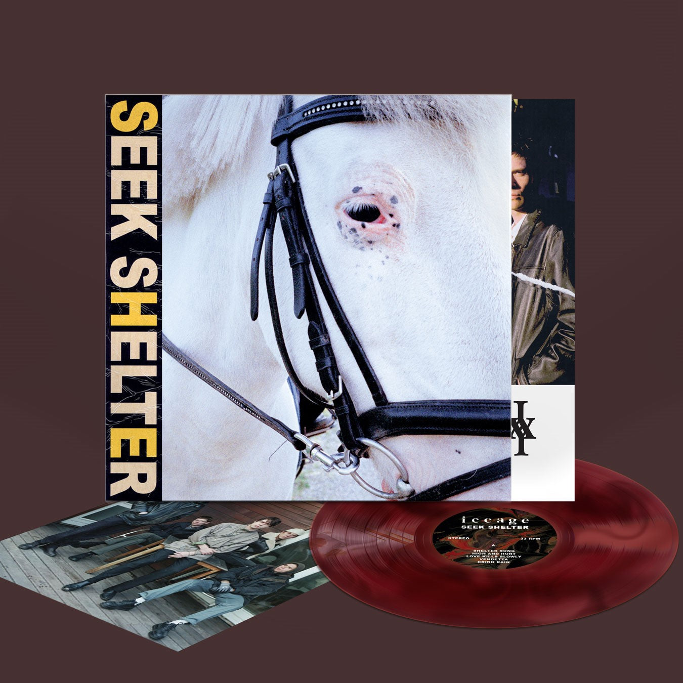 iceage - Seek Shelter: Limited Red Smoke Vinyl LP