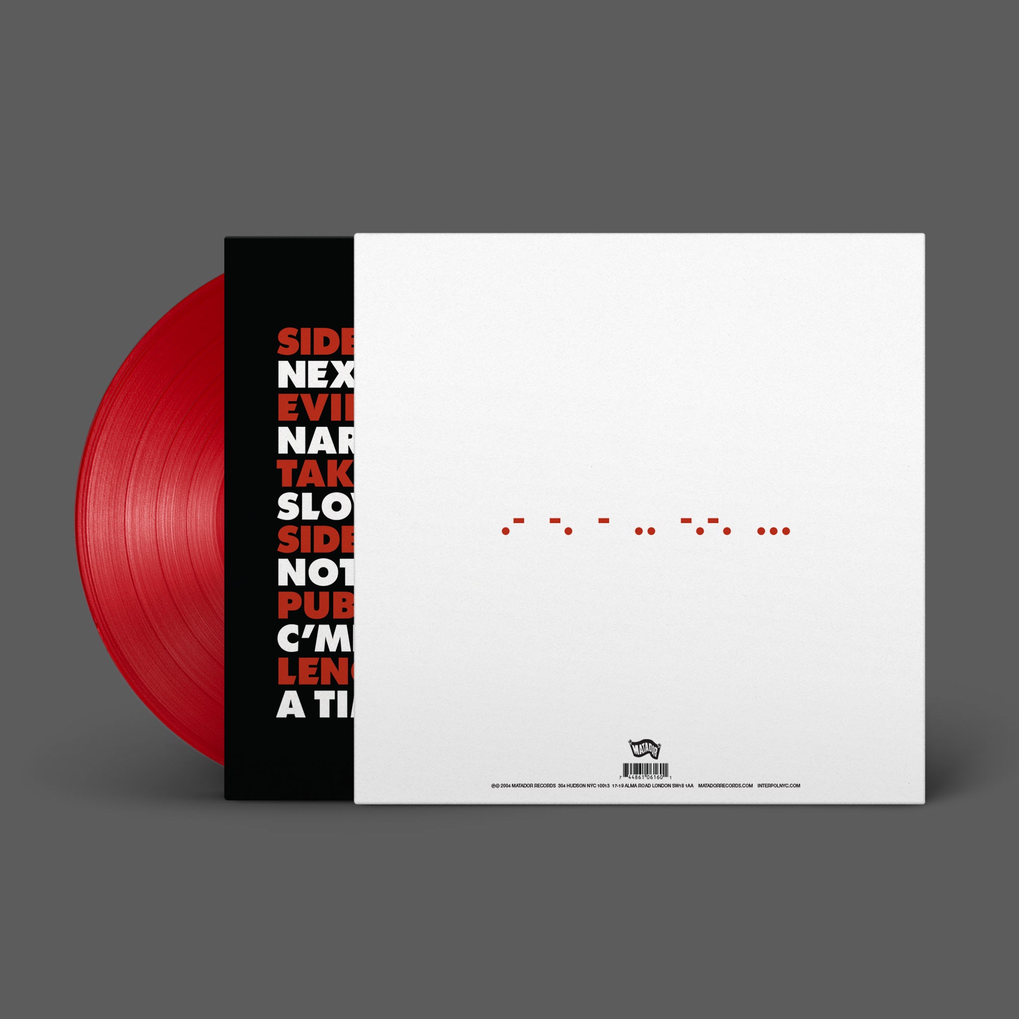 Interpol - Antics (20th Anniversary): Limited Red Vinyl LP