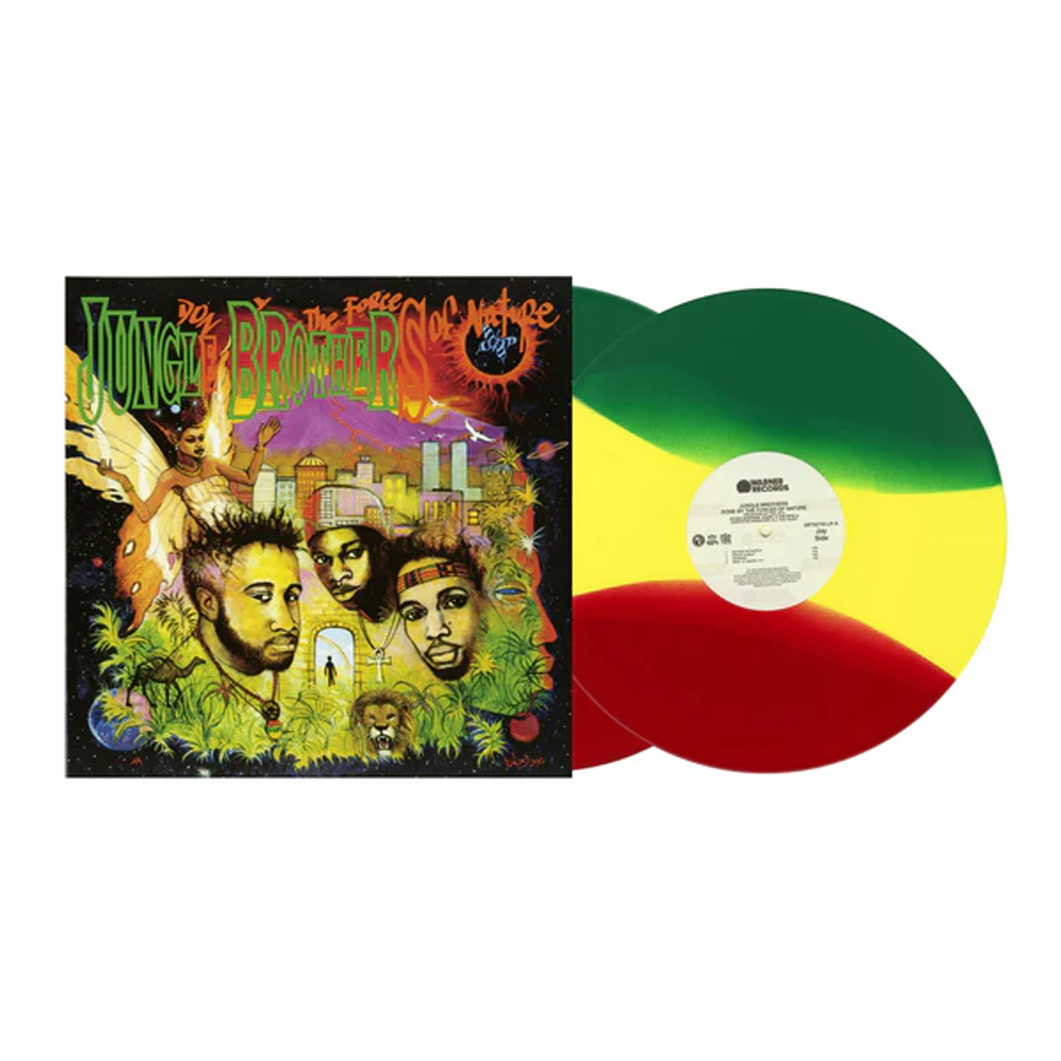 Jungle Brothers - Done By The Forces Of Nature: Limited Tri-Colour Vinyl 2LP