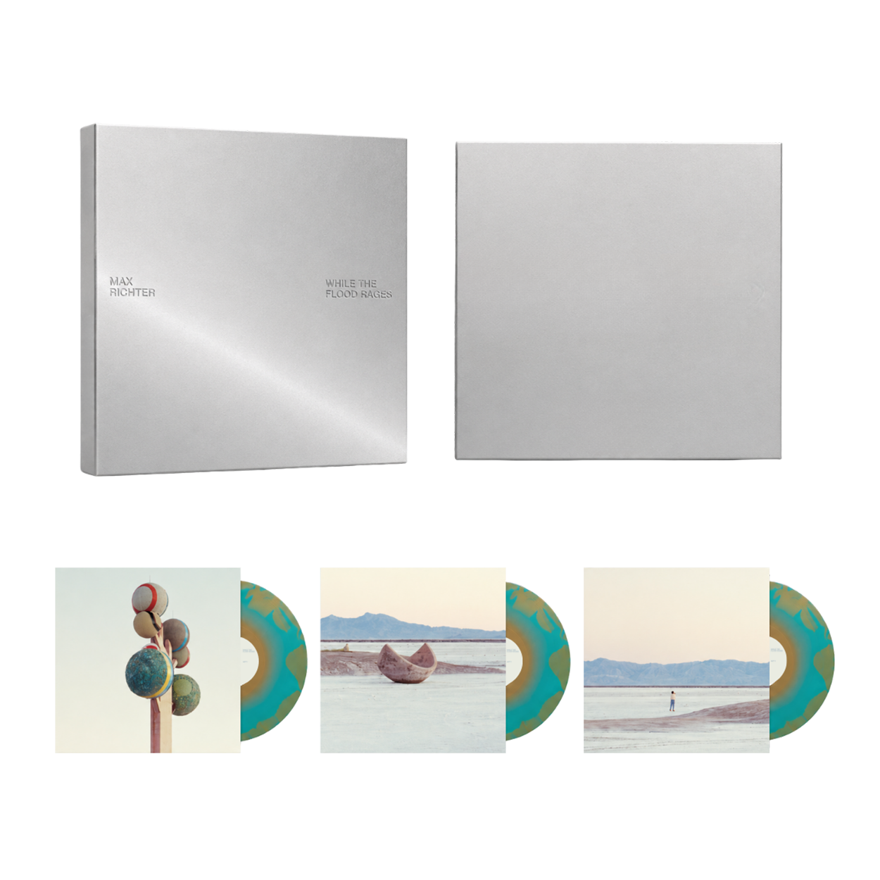 Max Richter - While The Flood Rages - 3LP Media Box with Colour Vinyl