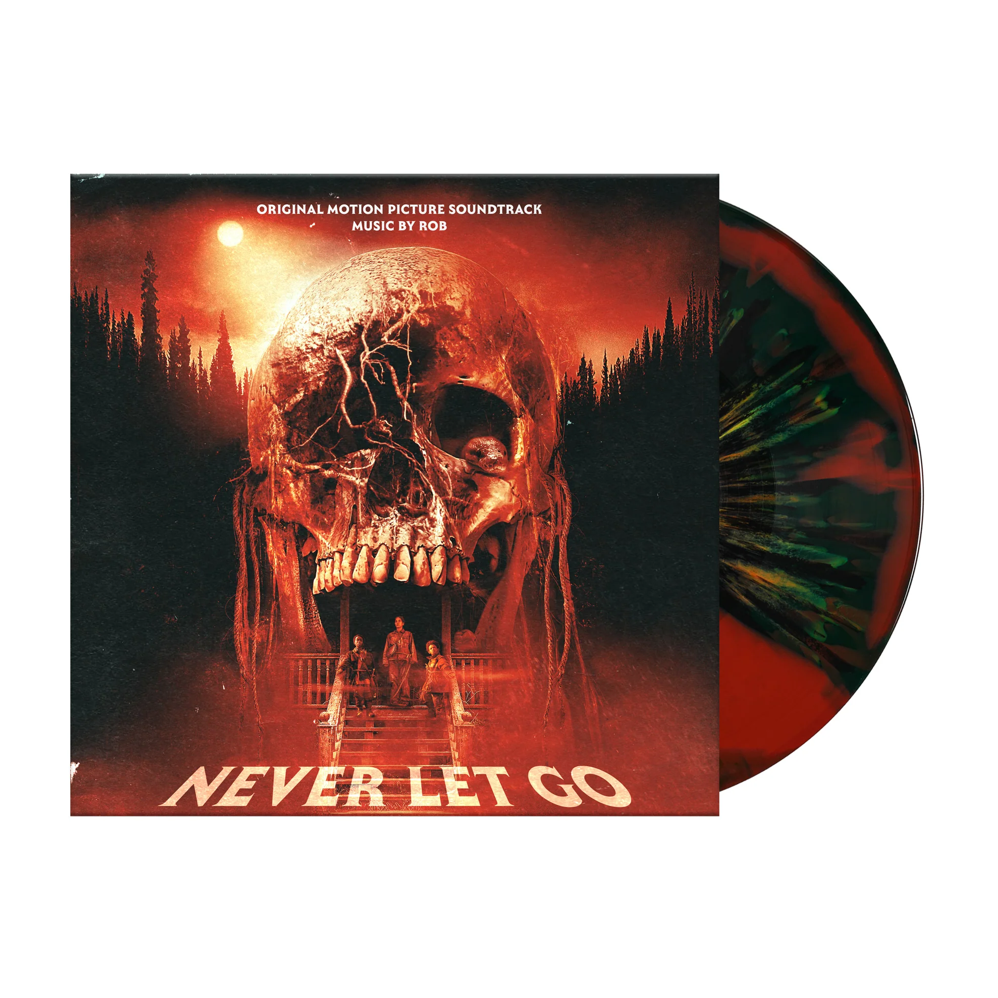 ROB - Never Let Go: Limited Blood Red & Black Swirl w/ Splatter Vinyl LP