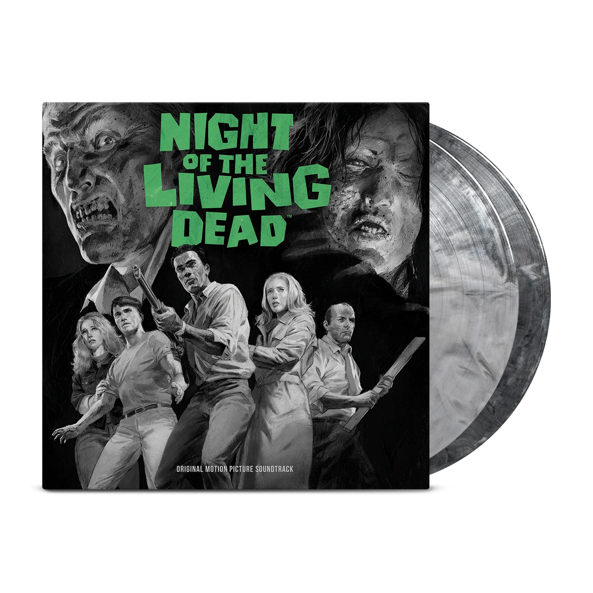 Original Soundtrack - Night Of The Living Dead (OST): Limited Black & White Hand-Pour Vinyl 2LP