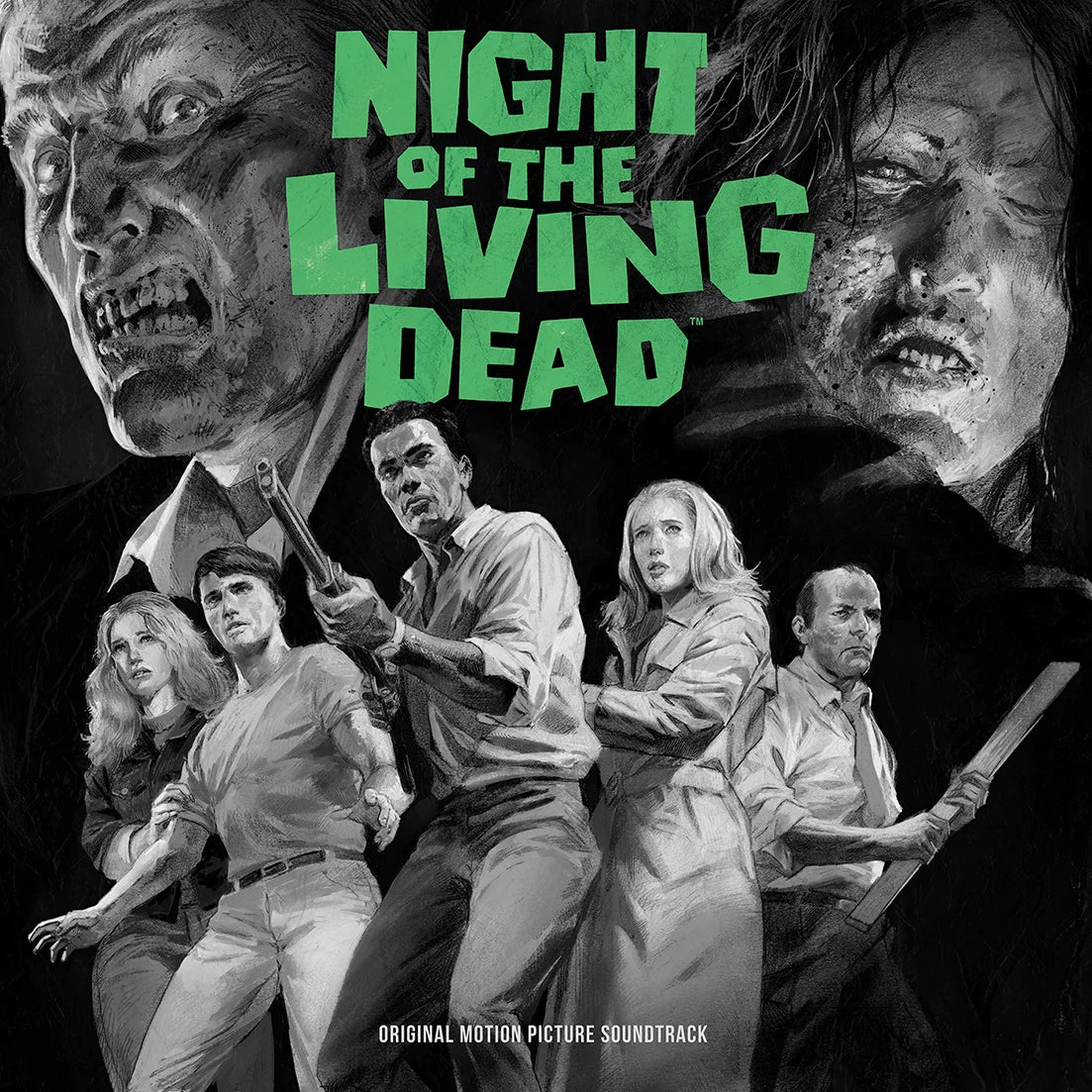 Original Soundtrack - Night Of The Living Dead (OST): Limited Black & White Hand-Pour Vinyl 2LP