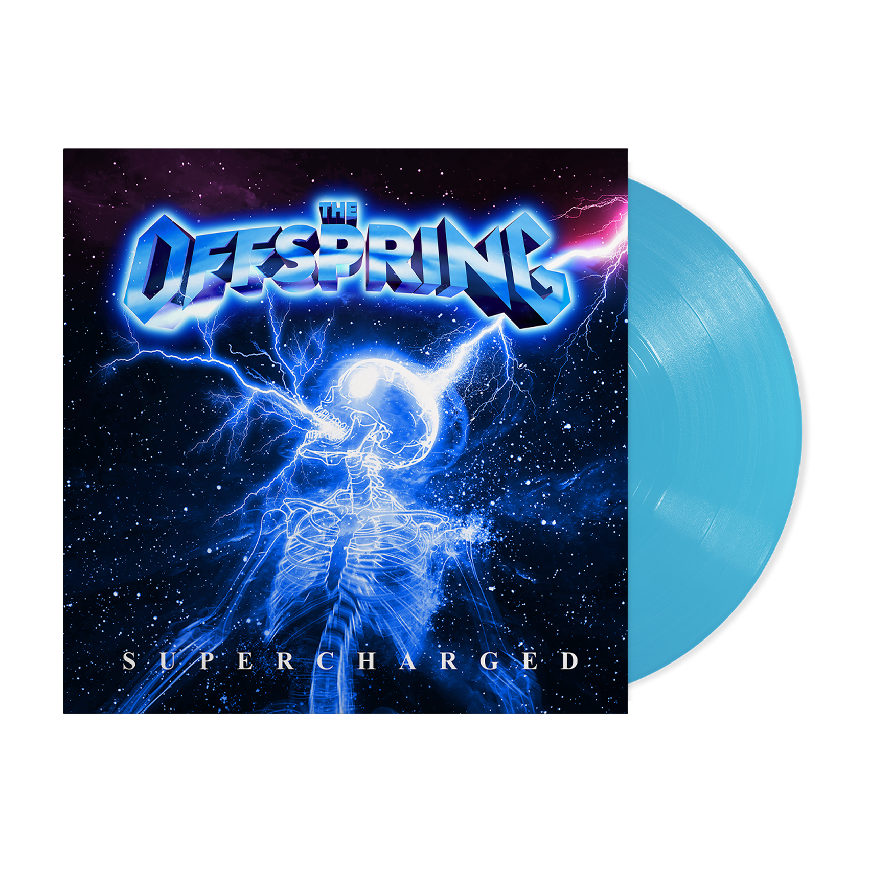 SUPERCHARGED: Exclusive Light Blue Vinyl LP & Signed Print