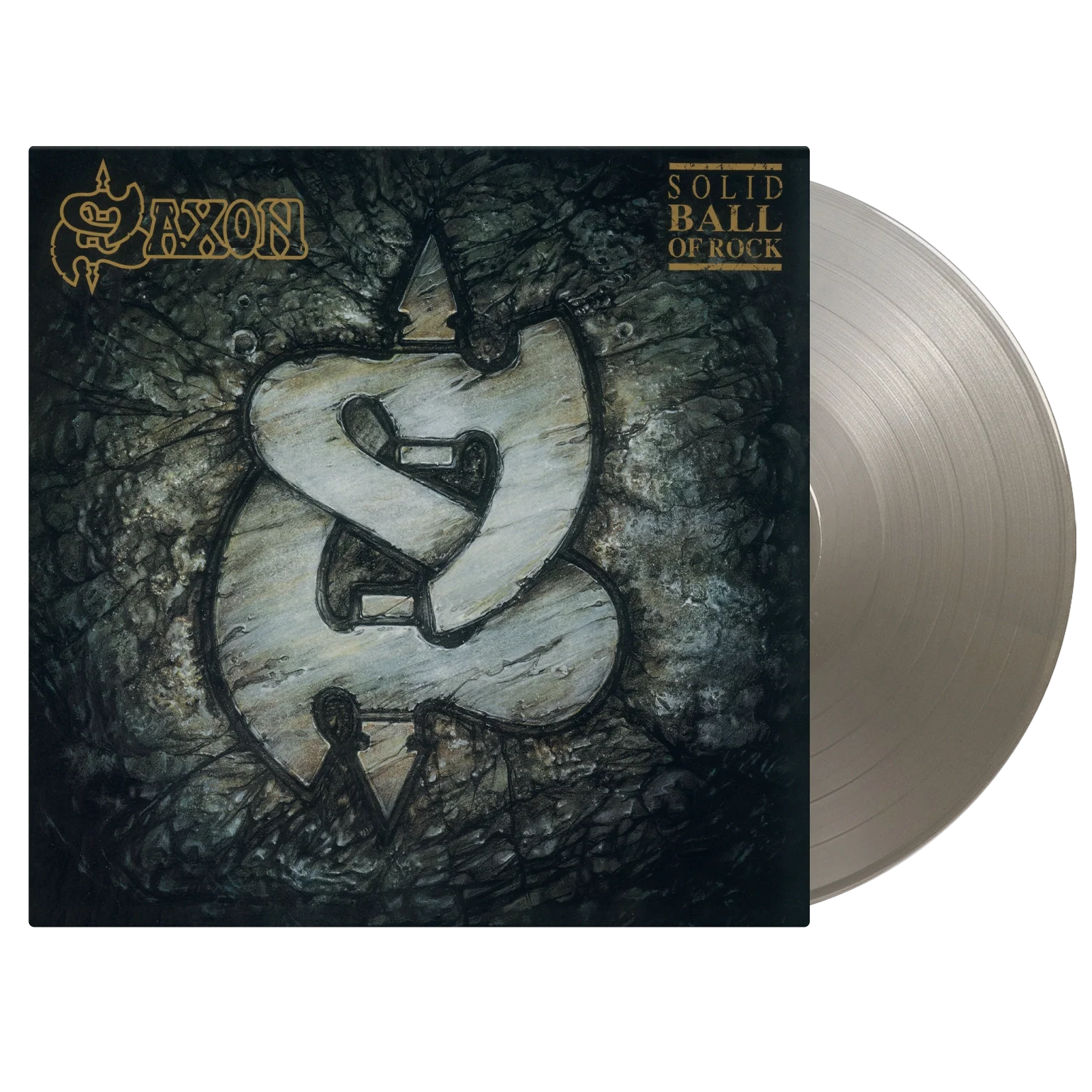 Saxon - Solid Ball Of Rock: Silver Vinyl LP