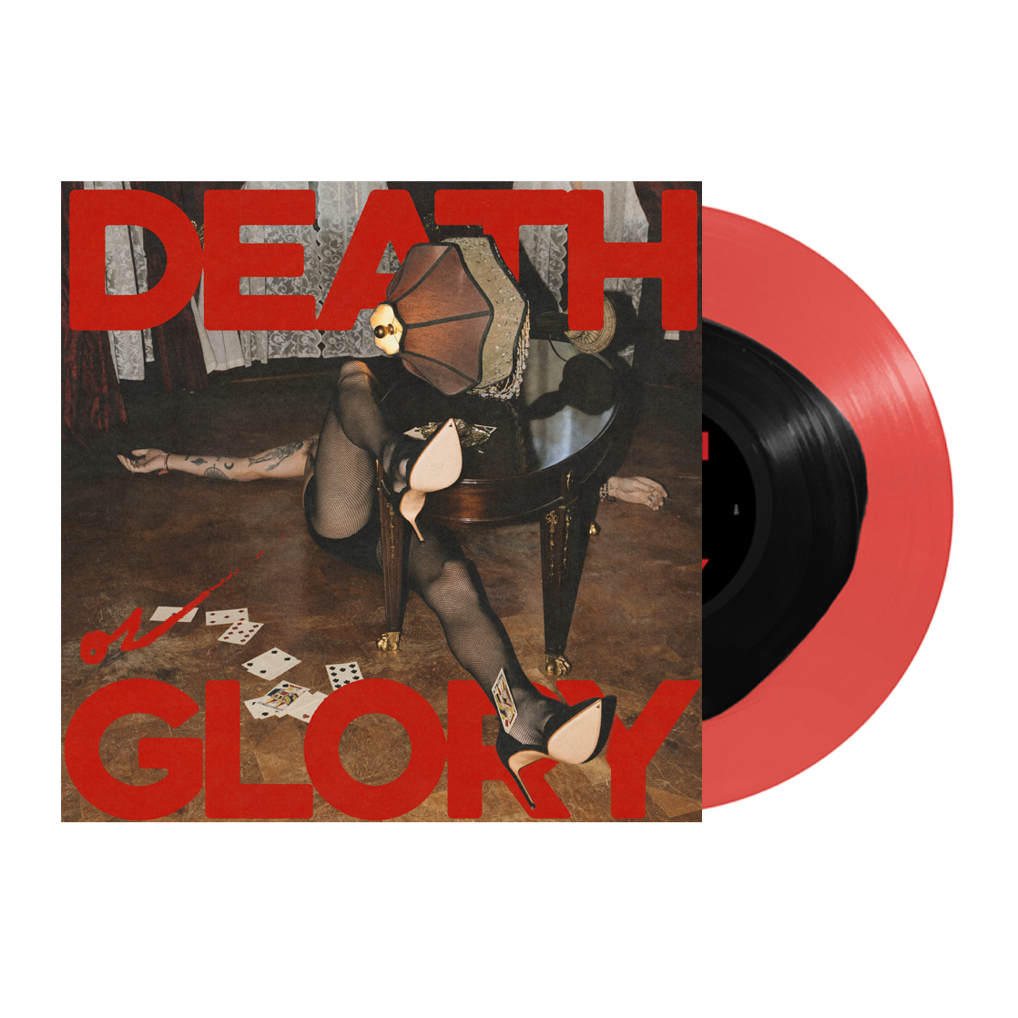 Palaye Royale - Death Or Glory: Transparent Red w/ Black Spot Vinyl LP