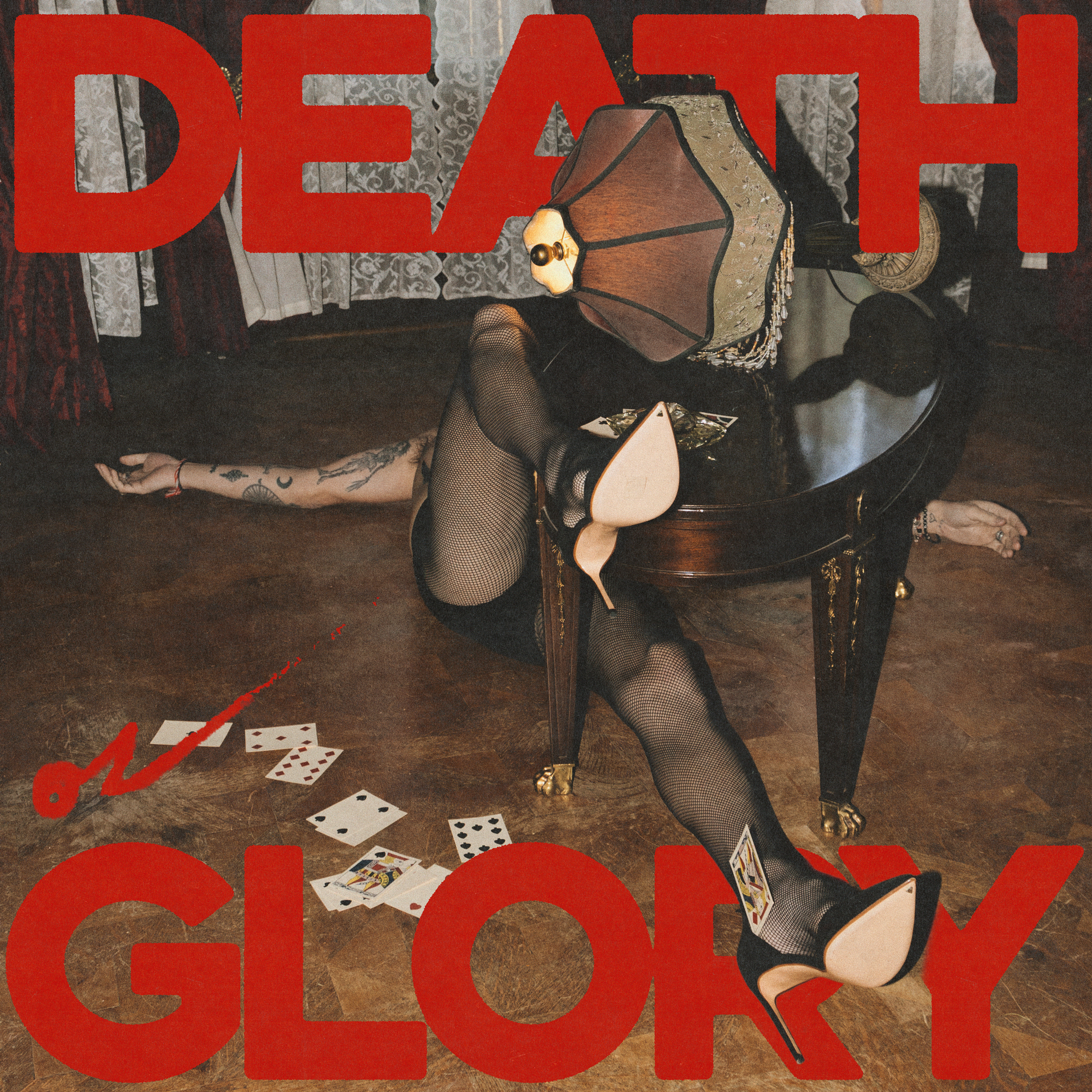 Palaye Royale - Death Or Glory: Transparent Red w/ Black Spot Vinyl LP