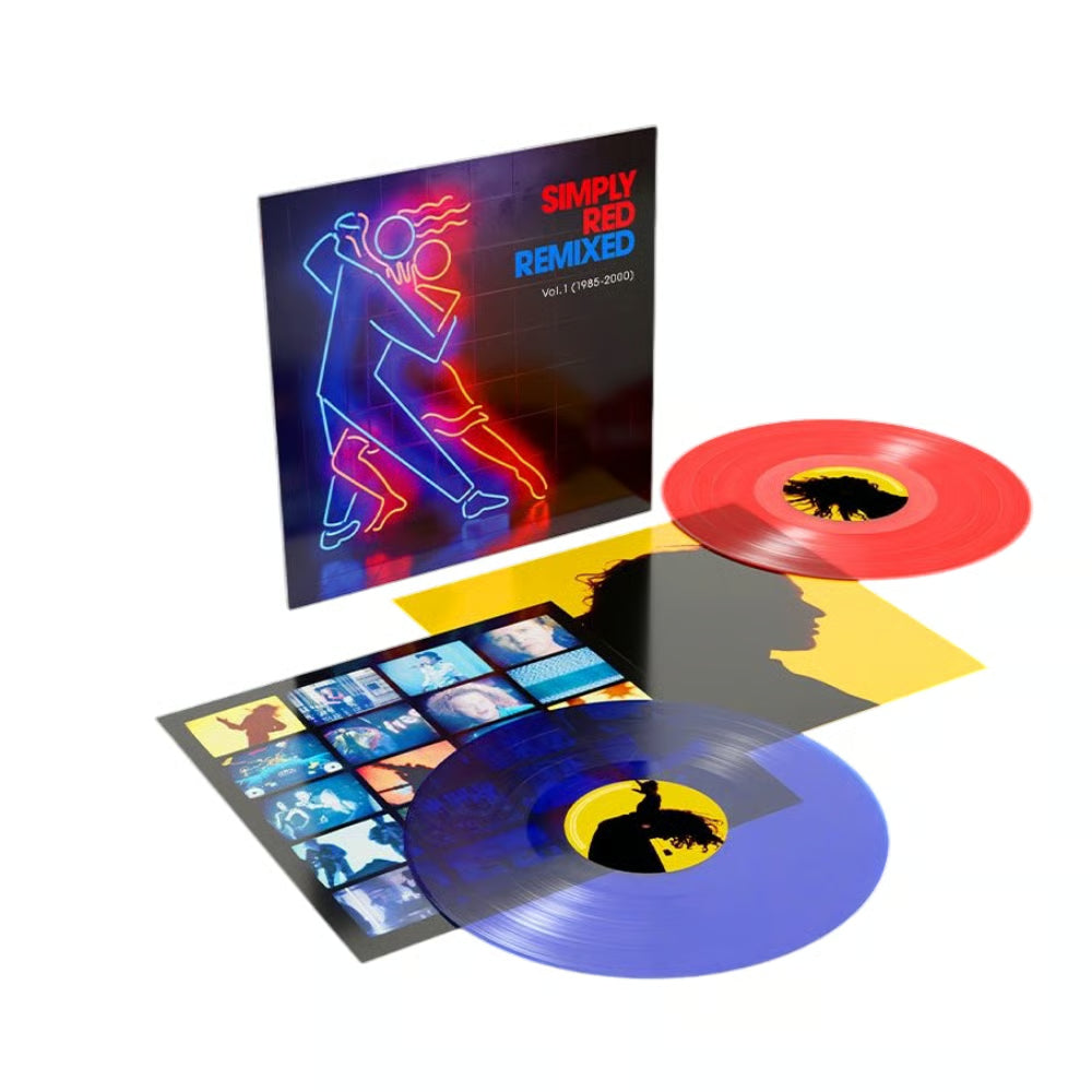 Simply Red - Remixes: Transparent Red and Blue Vinyl 2LP [RSD 2026]