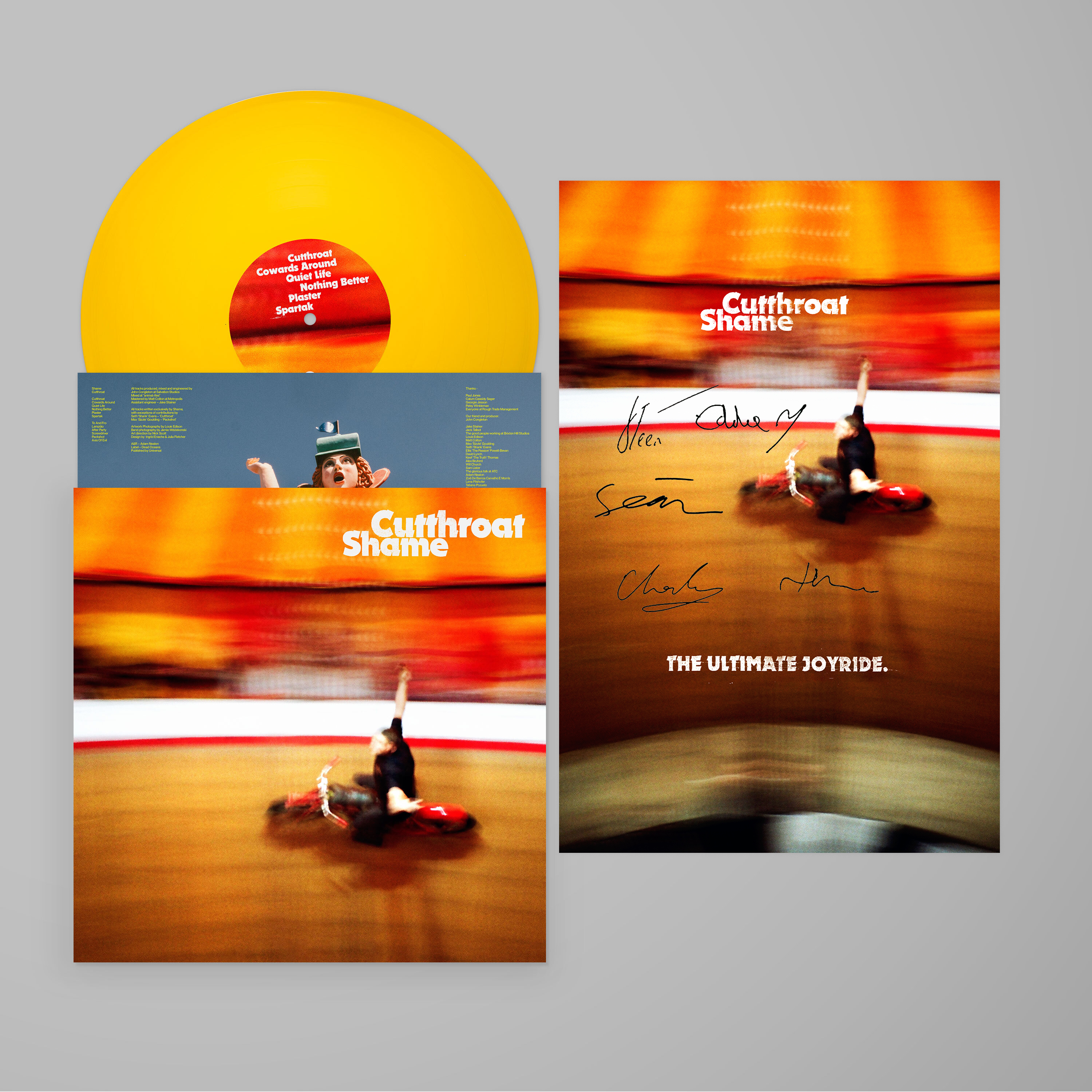 Cutthroat: Hot Shot Vinyl LP & Signed Print