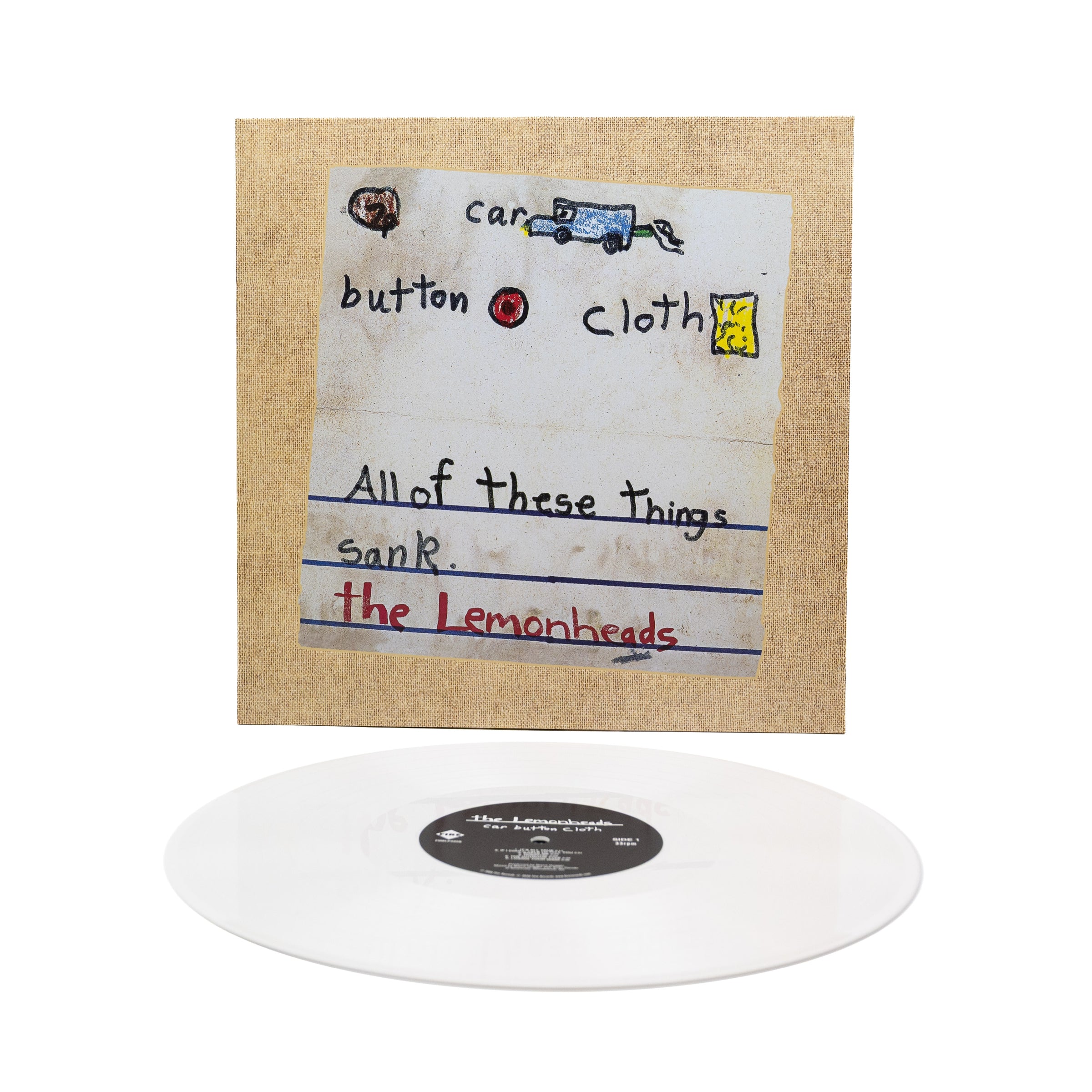 The Lemonheads - Car Button Cloth (30th Anniversary): White Vinyl LP