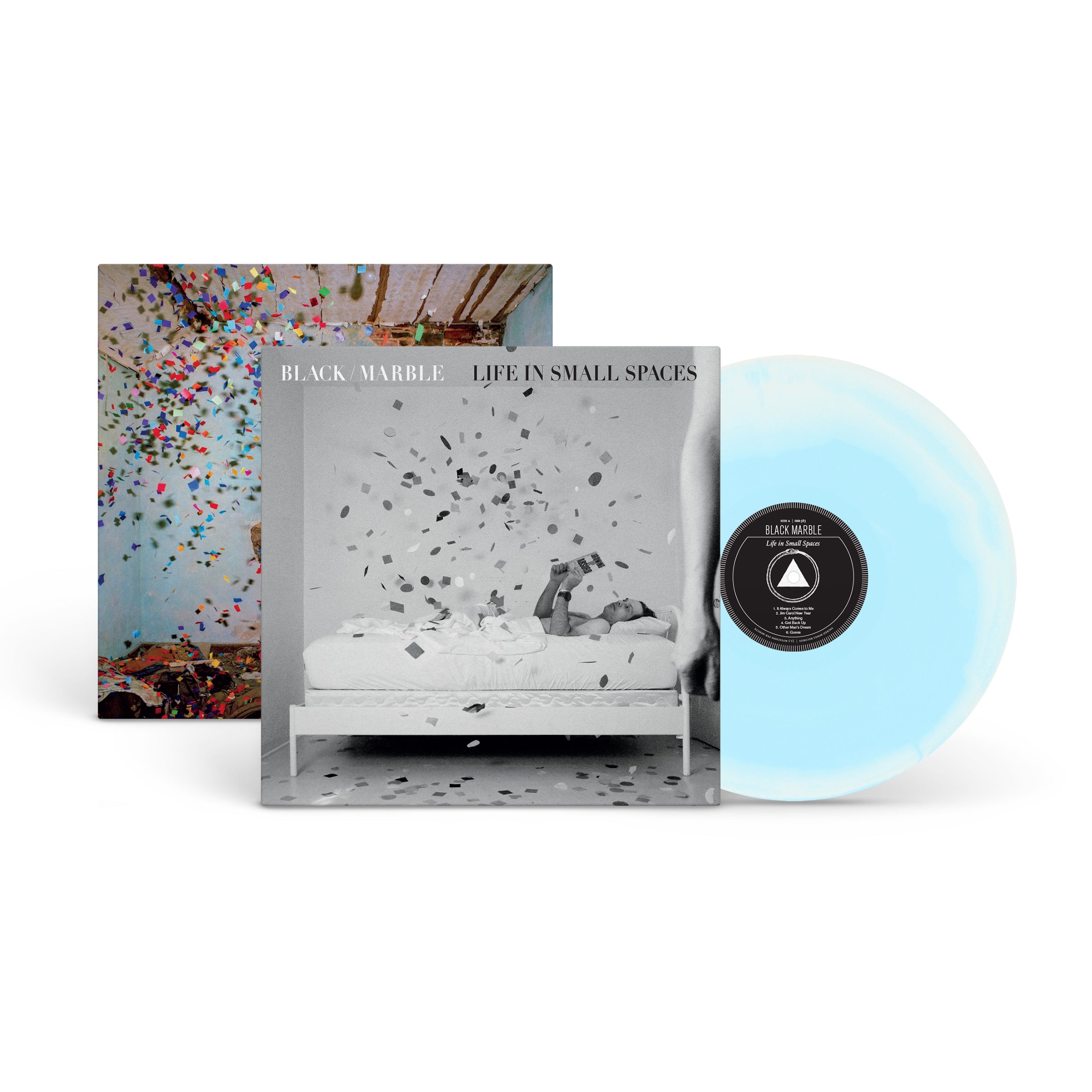 Black Marble - Life in Small Spaces: Baby Blue & White Vinyl LP