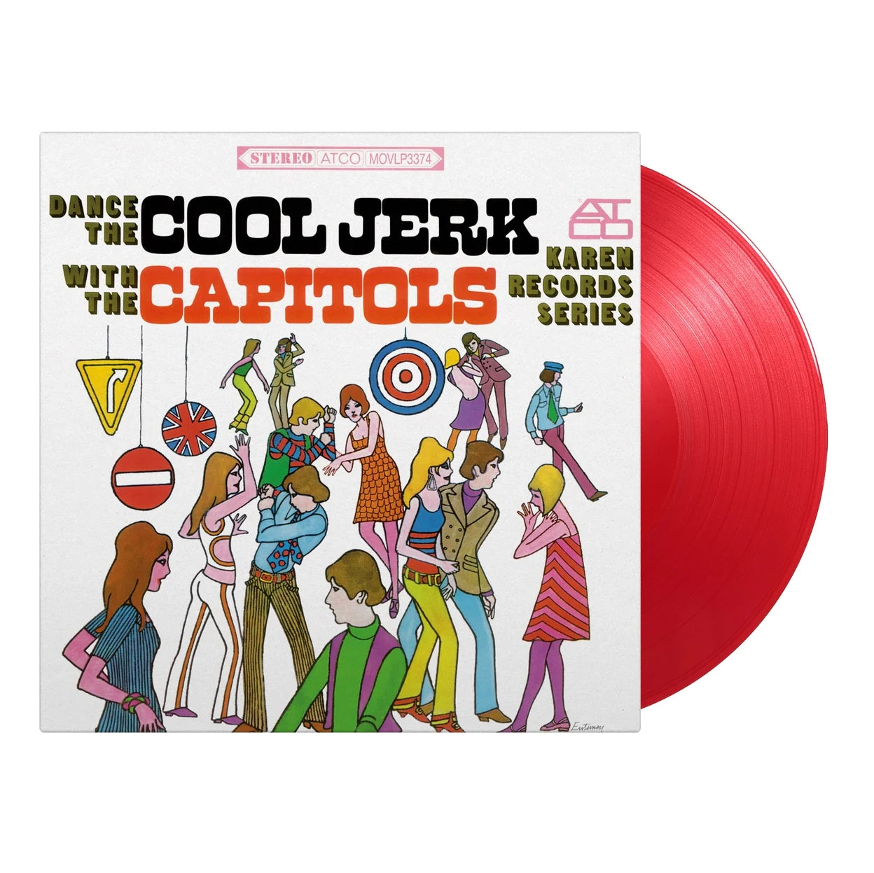 Capitols - Dance The Cool Jerk: Limited Red Vinyl LP