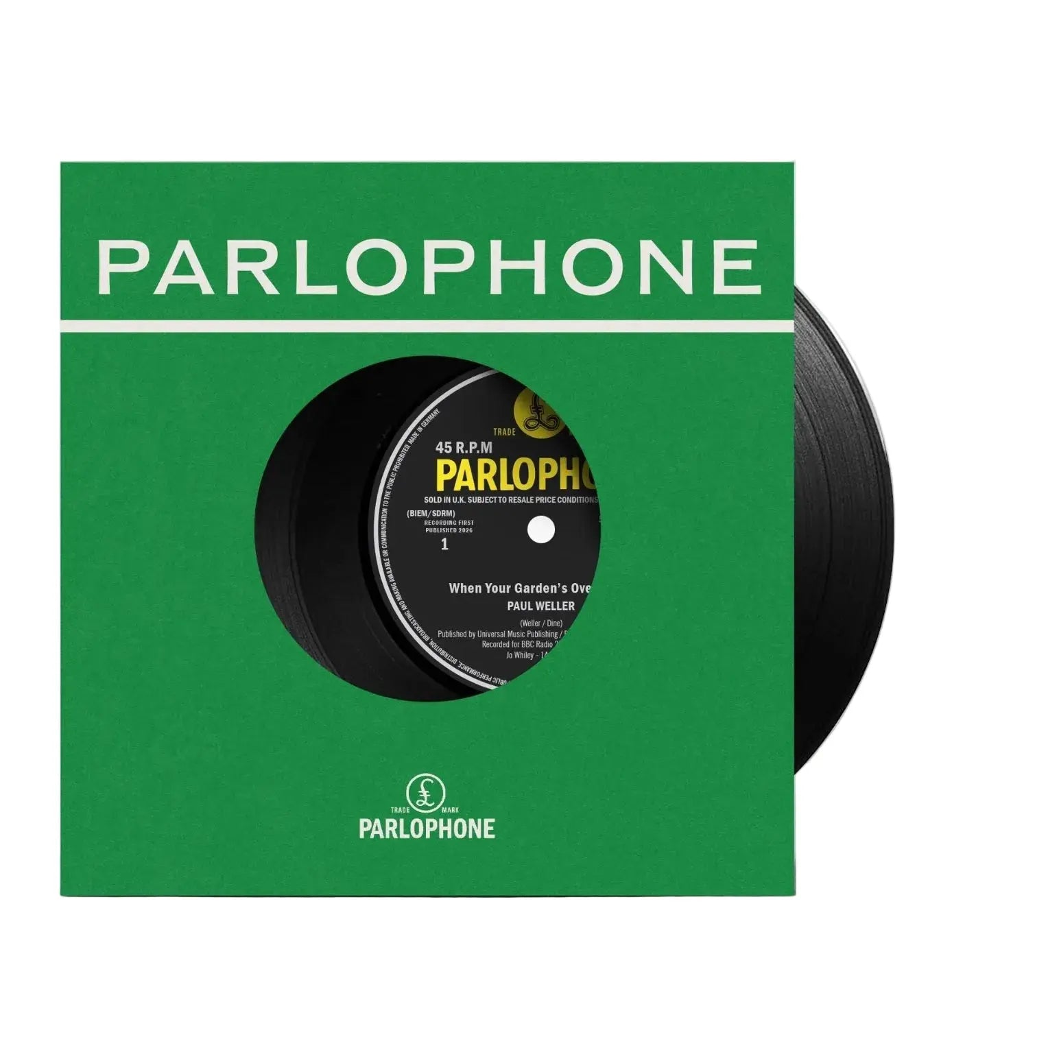 Paul Weller - When Your Gardens Overgrown: 7" Vinyl Single [RSD 2026]