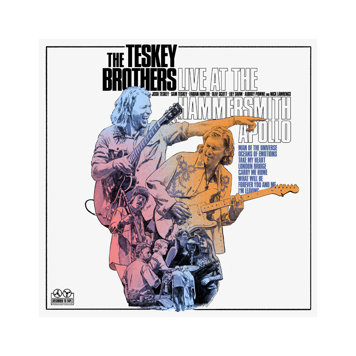 The Teskey Brothers - Live at The Hammersmith Apollo - Pink Marble Vinyl