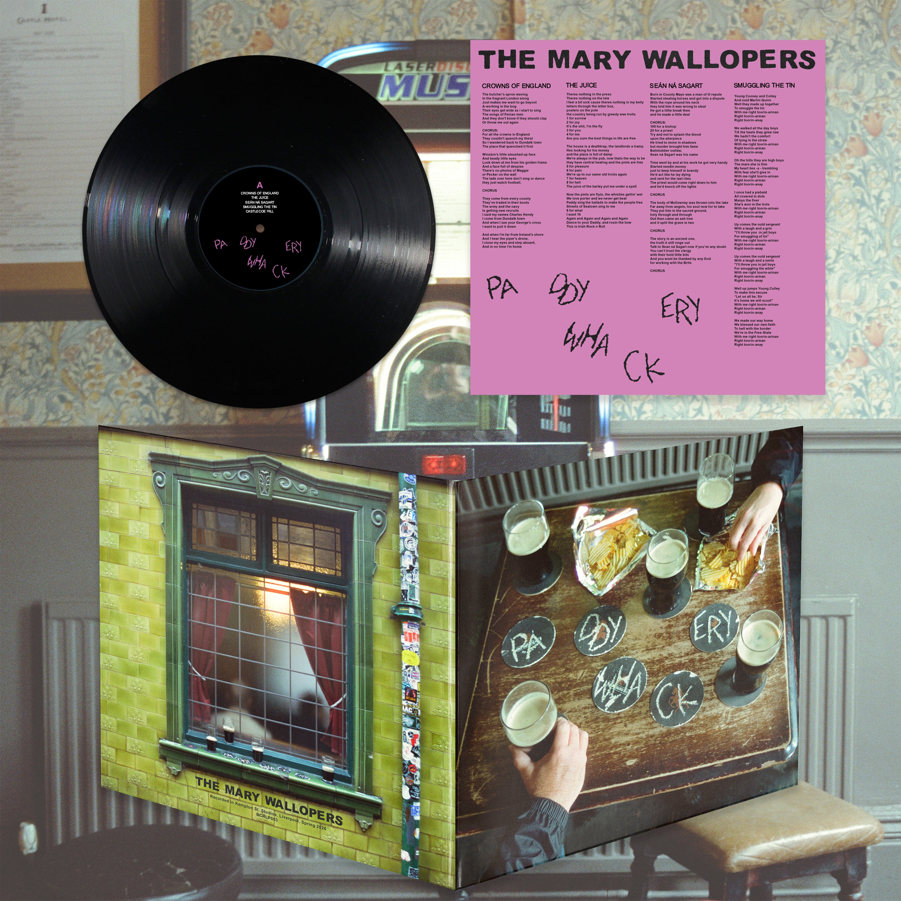 The Mary Wallopers - Paddywhackery: Vinyl LP